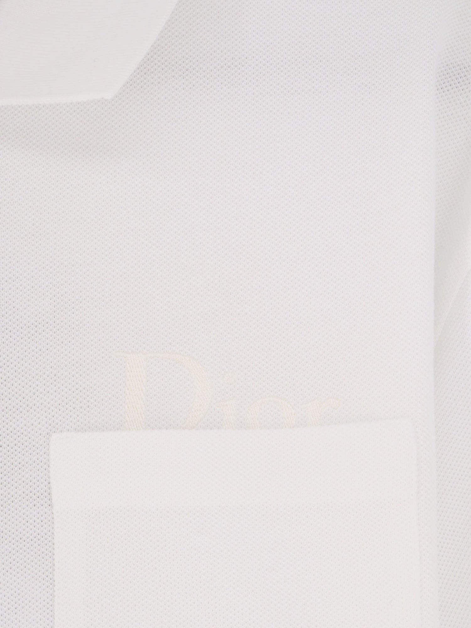 Dior Cotton Polo Shirt With Embroidered Logo Size US M / EU 48-50 / 2 - 3 Thumbnail
