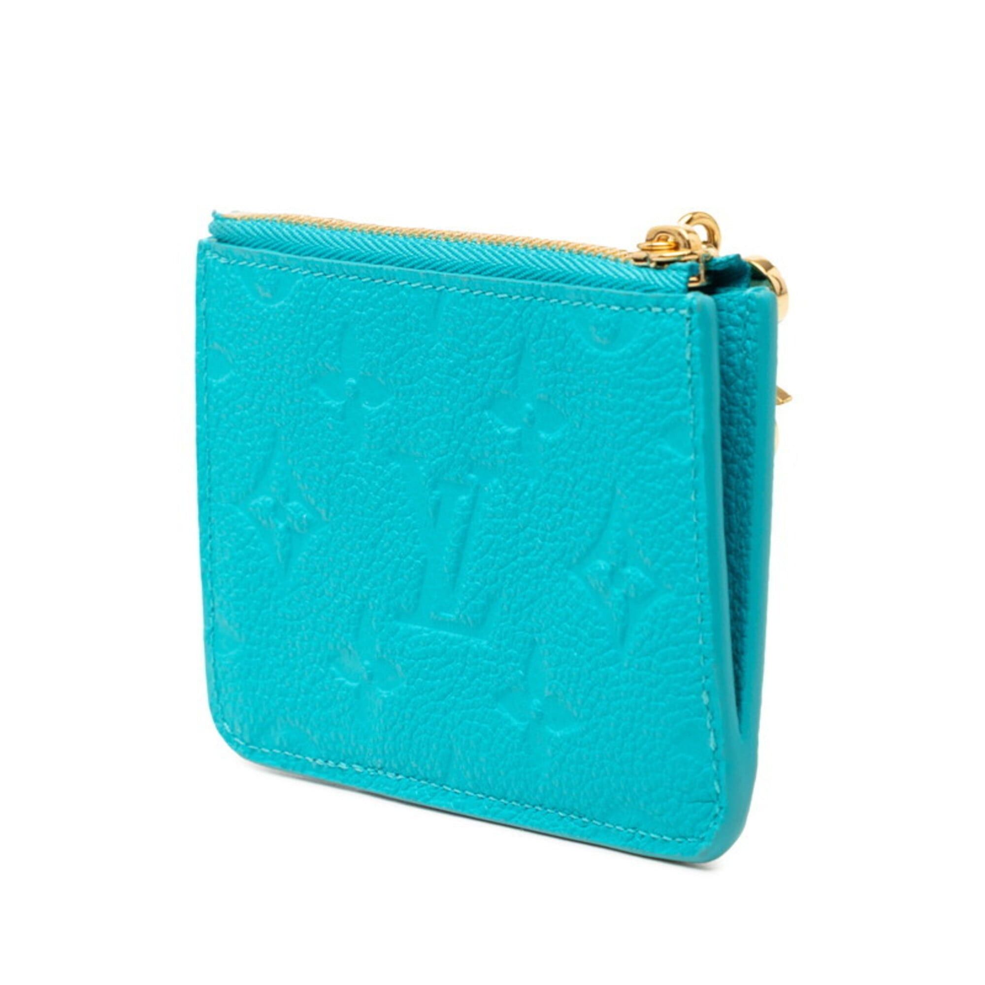 Louis Vuitton Louis Vuitton x Takashi Murakami Porte Cartes Romy Fragment Case Wallet/Coin Purse Pass M14171 Blue Multicolor Leather Women's LOUIS VUITTON Size ONE SIZE - 3 Thumbnail