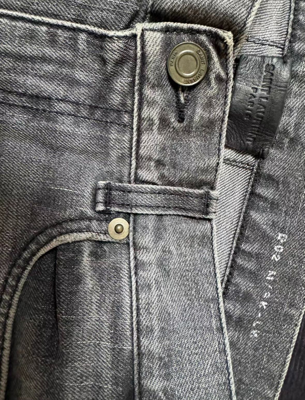 Saint Laurent Paris Saint Laurent 13SS Gray Basic Jeans Size US 30 / EU 46 - 3 Thumbnail