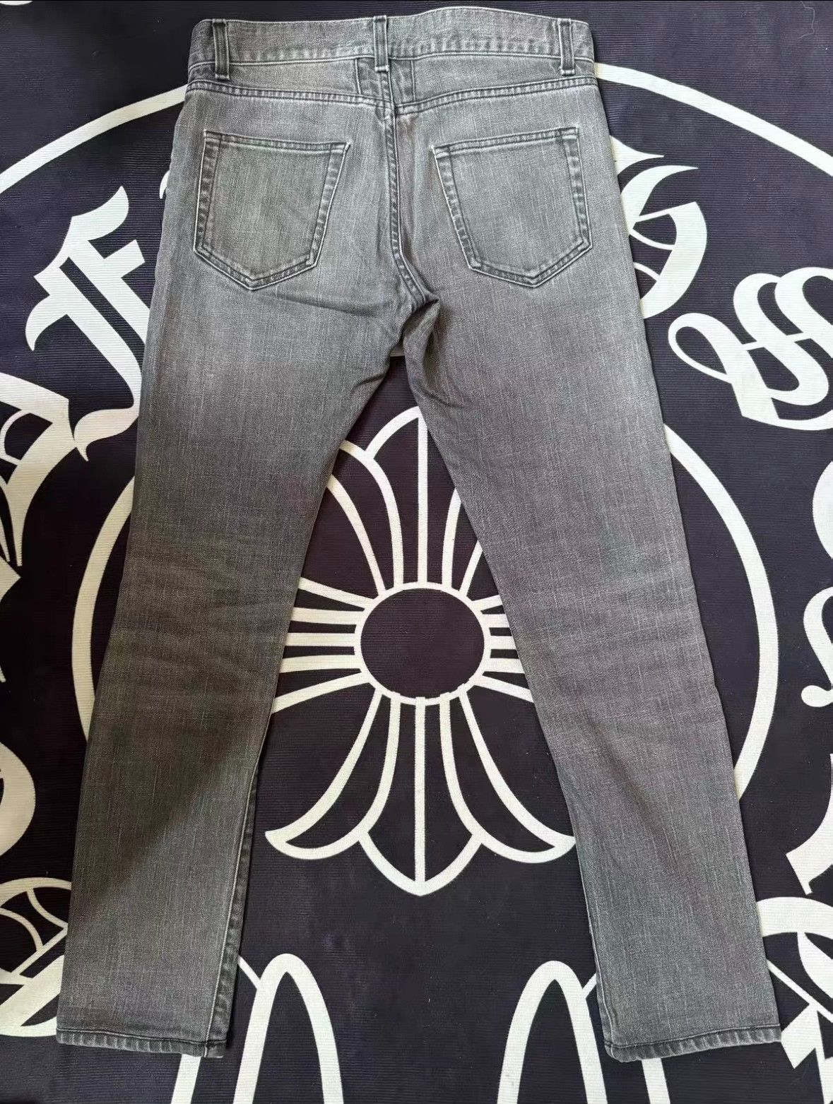 Saint Laurent Paris Saint Laurent 13SS Gray Basic Jeans Size US 30 / EU 46 - 2 Thumbnail
