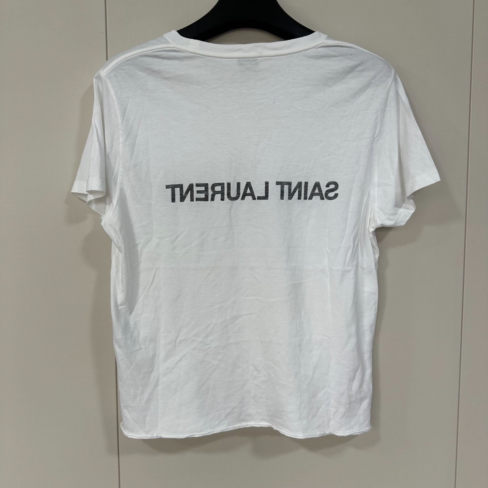 Saint Laurent Paris Saint Laurent SLP Reverse Logo T-Shirt Size US L / EU 52-54 / 3 - 2 Thumbnail