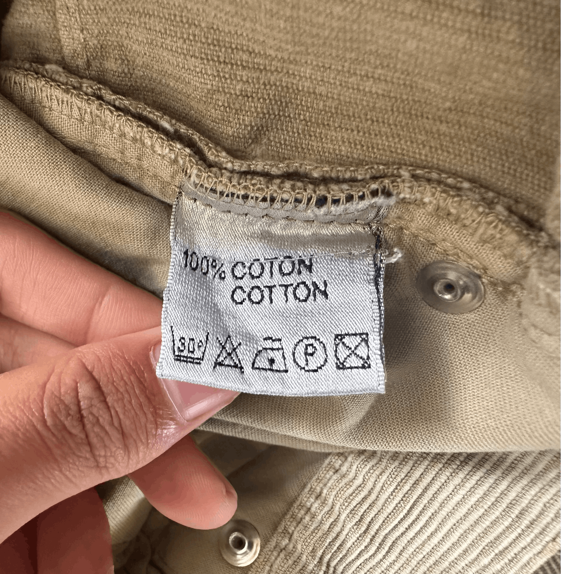 Hedi Slimane Dior Homme 04AW Beige Corduroy Pants Size US 26 / EU 42 - 6 Thumbnail