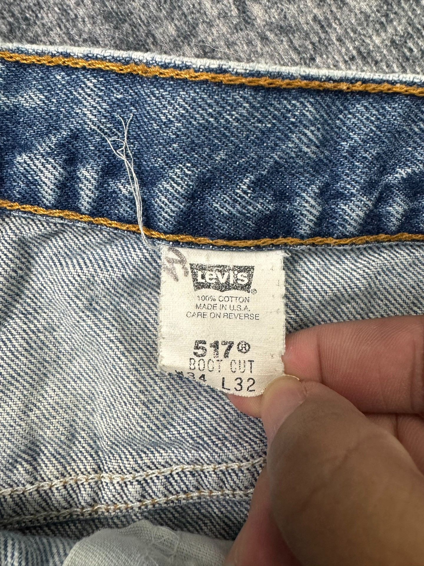 Vintage Vintage Levi's 517 90s American Jeans Size US 33 - 4 Thumbnail