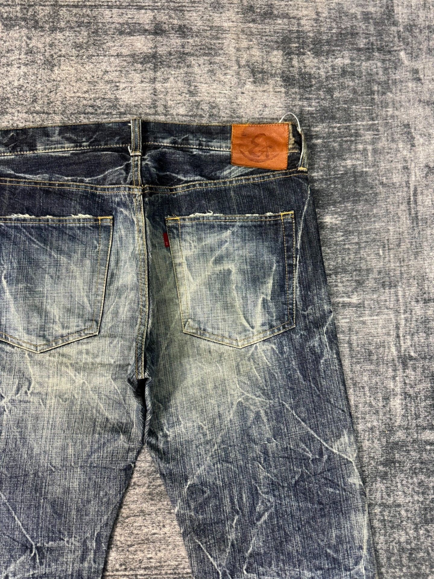 Vintage Vintage ETERNAL 00s Washed Retro Blue Jeans Size US 35 - 6 Thumbnail