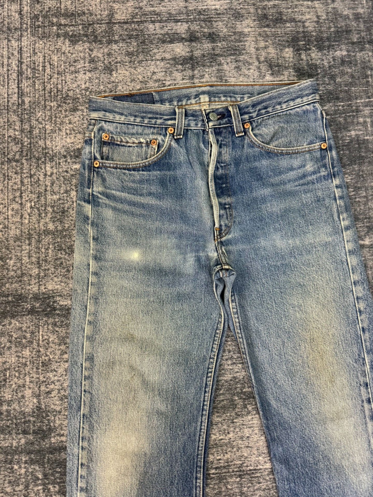 Vintage Vintage Levis 501 90s American Blue Jeans Size US 32 / EU 48 - 3 Thumbnail