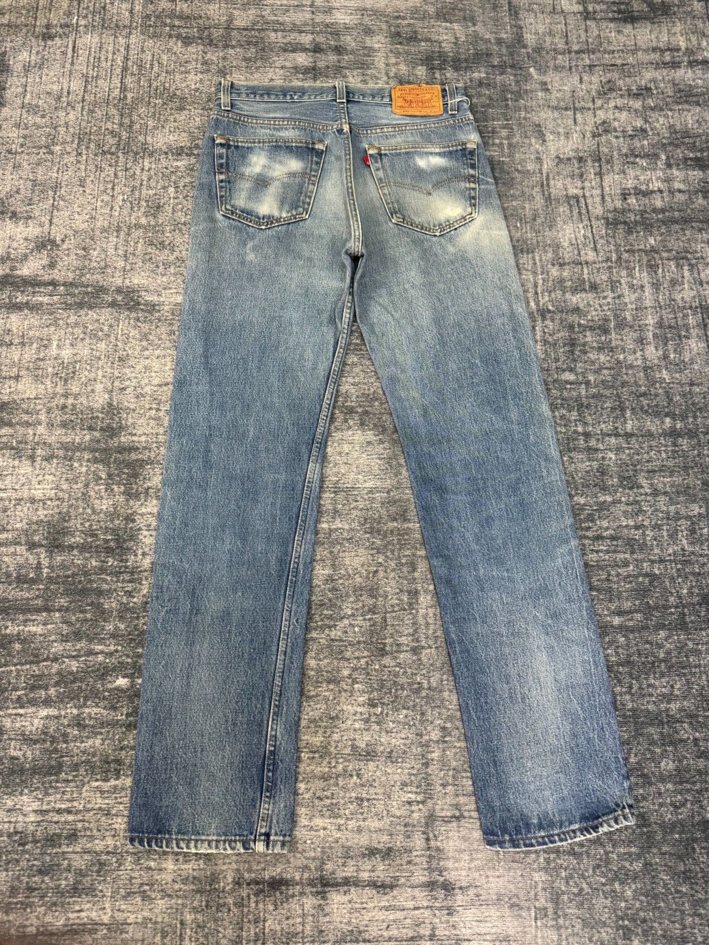 Vintage Vintage Levis 501 90s American Blue Jeans Size US 32 / EU 48 - 6 Thumbnail