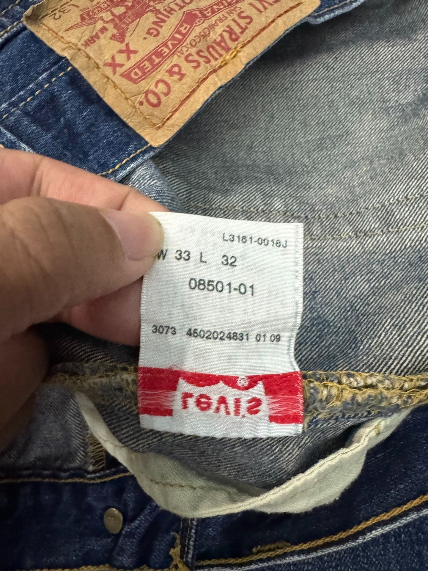 Vintage Vintage Levi's 08501 Jeans Size US 35 - 5 Thumbnail