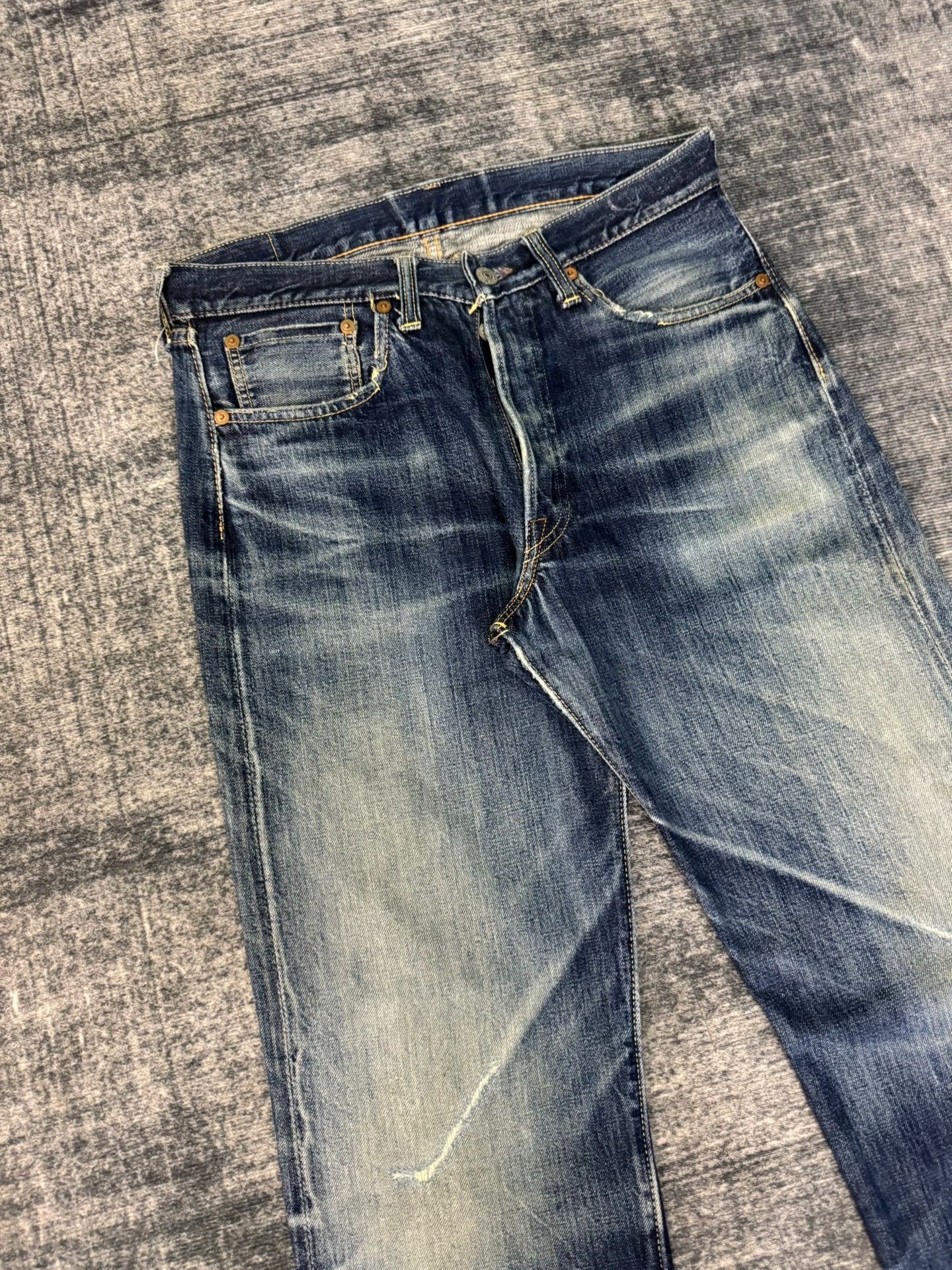 Vintage Vintage Joe McCoy 90s Washed Blue Jeans Size US 32 / EU 48 - 2 Thumbnail