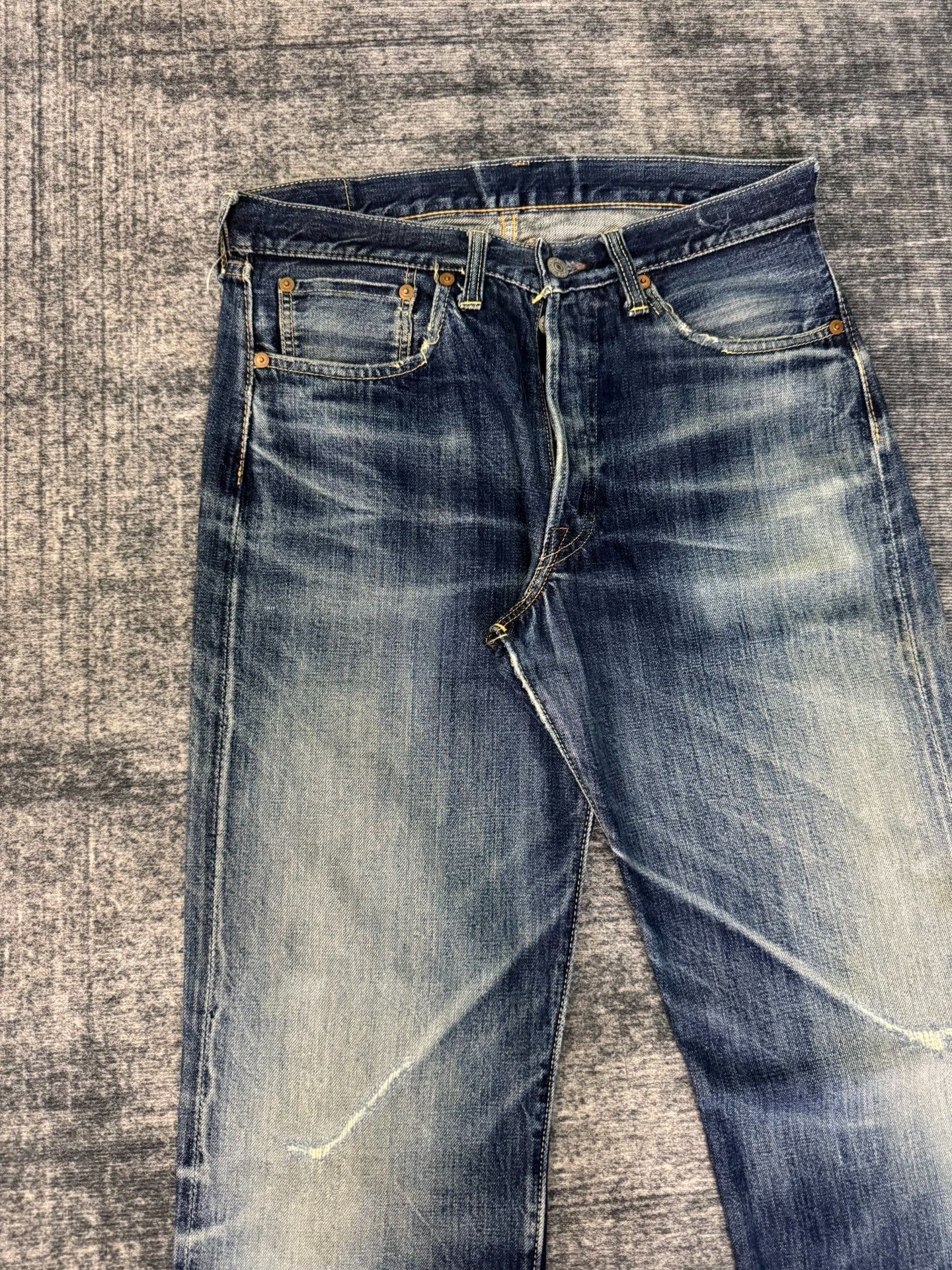 Vintage Vintage Joe McCoy 90s Washed Blue Jeans Size US 32 / EU 48 - 3 Thumbnail
