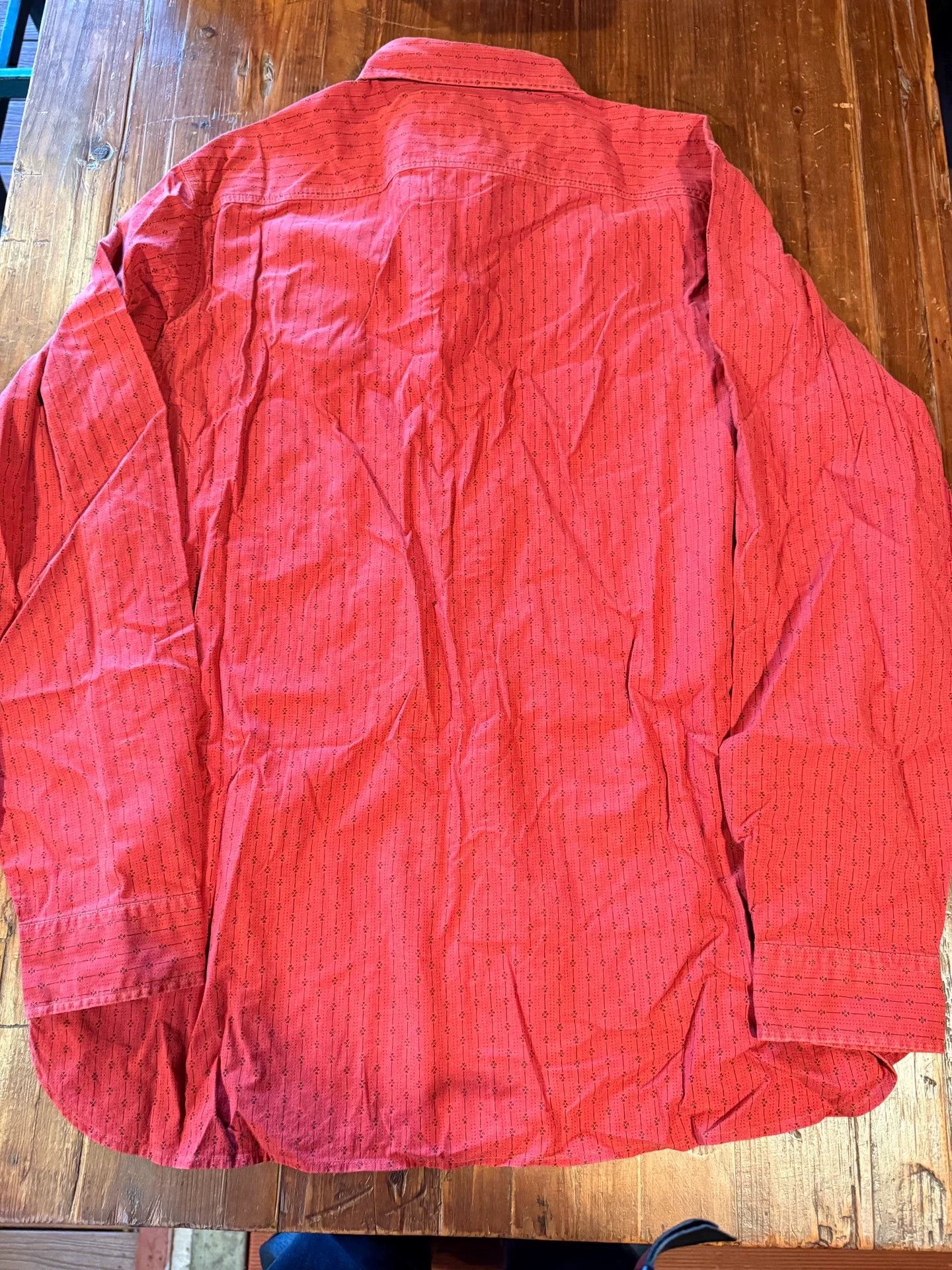 RRL Ralph Lauren RRL Ralph Lauren Red Striped Shirt L Size US L / EU 52-54 / 3 - 2 Thumbnail