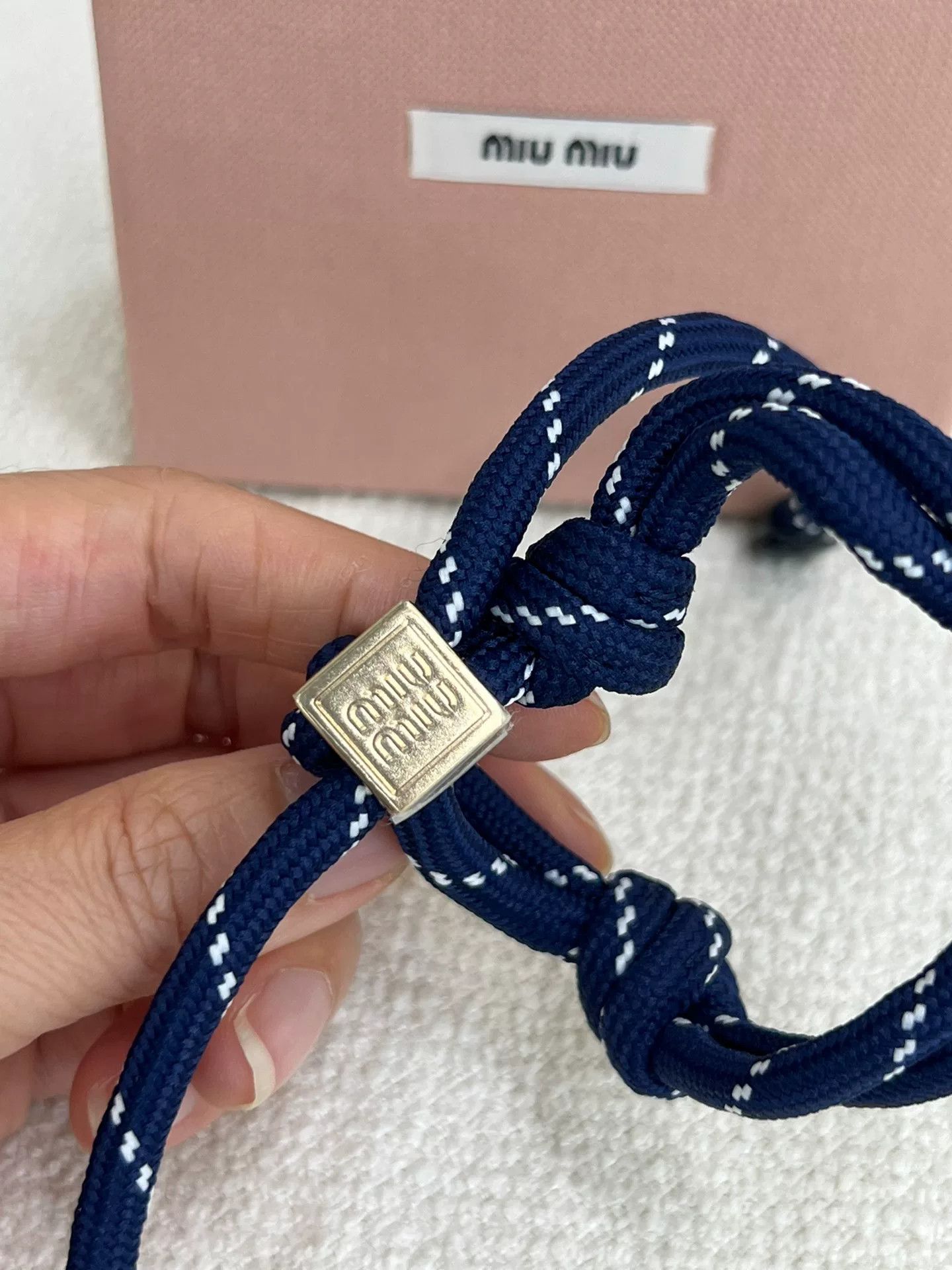 Miu Miu MiuMiu Blue Bracelet Size ONE SIZE - 3 Thumbnail