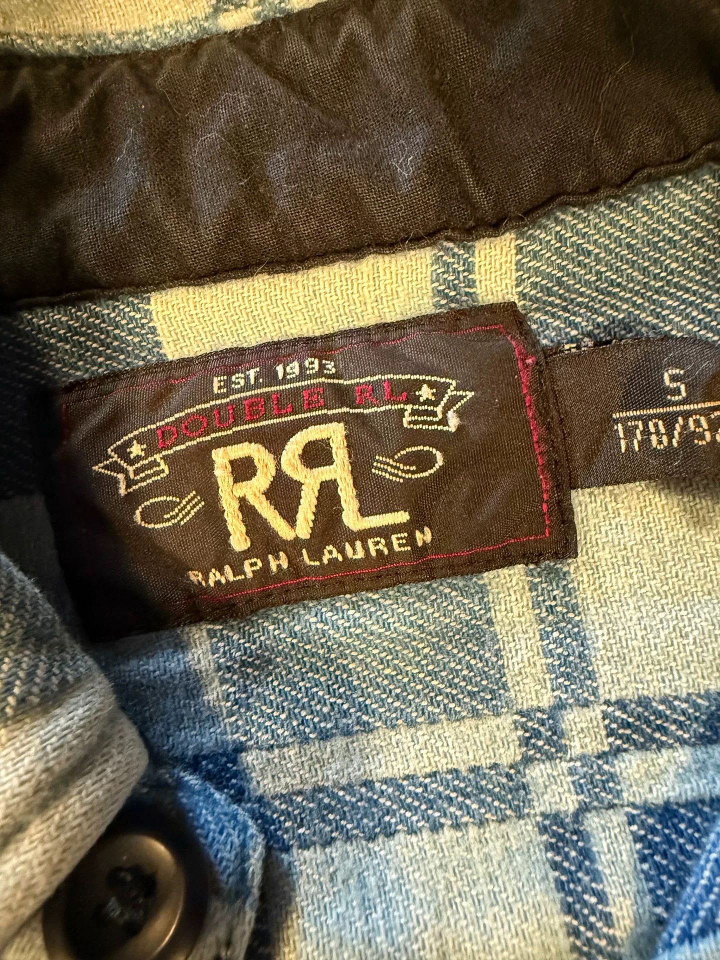 RRL Ralph Lauren RRL Ralph Lauren Classic Plaid Work Shirt Size US S / EU 44-46 / 1 - 3 Thumbnail
