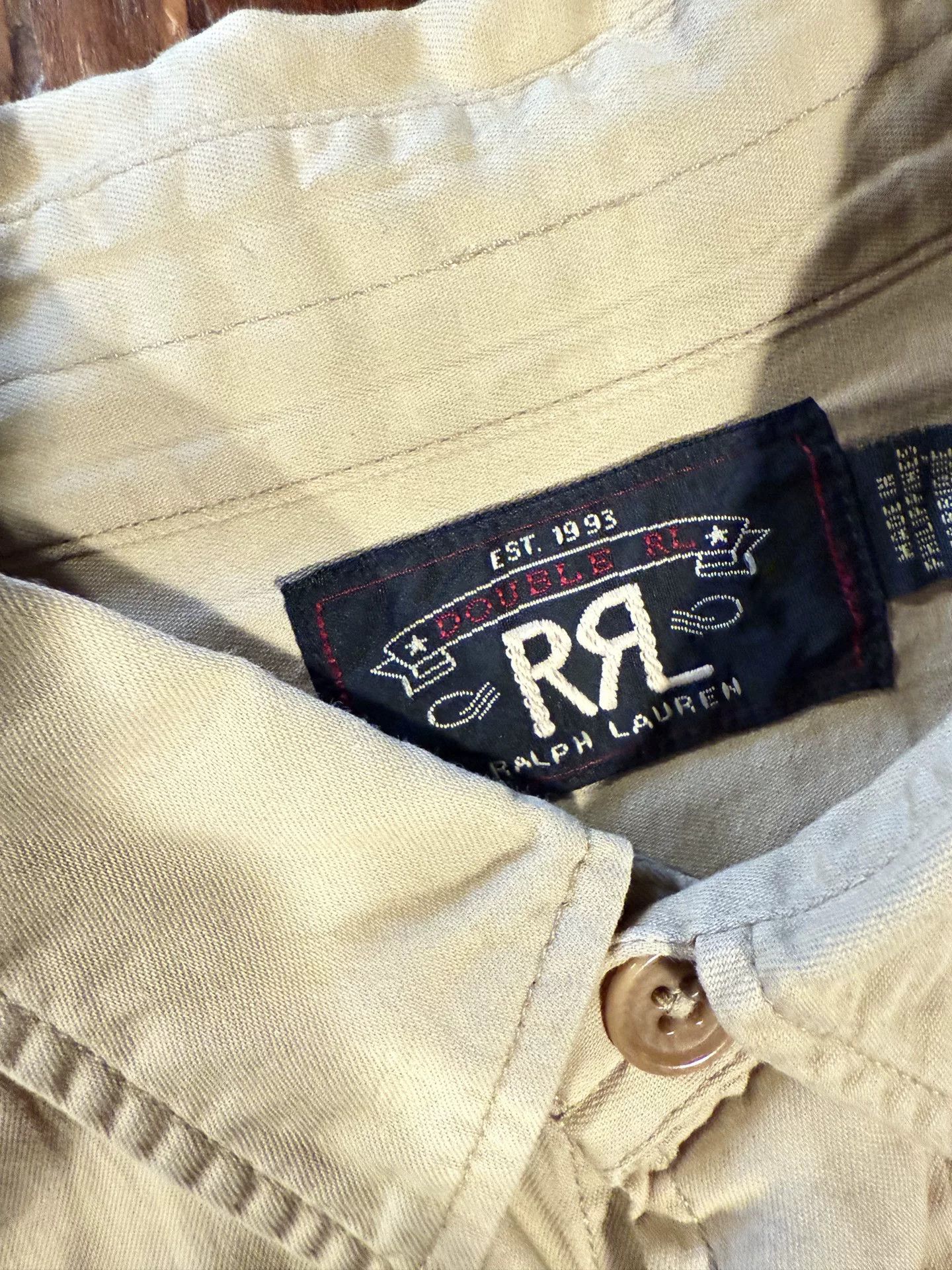 RRL Ralph Lauren RRL Ralph Lauren Khaki Workshirt S Size US S / EU 44-46 / 1 - 3 Thumbnail