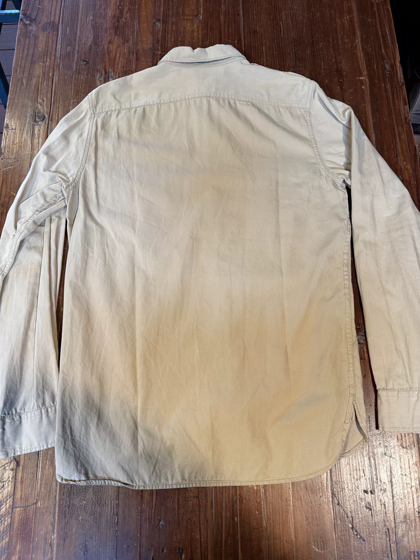 RRL Ralph Lauren RRL Ralph Lauren Khaki Workshirt S Size US S / EU 44-46 / 1 - 2 Thumbnail