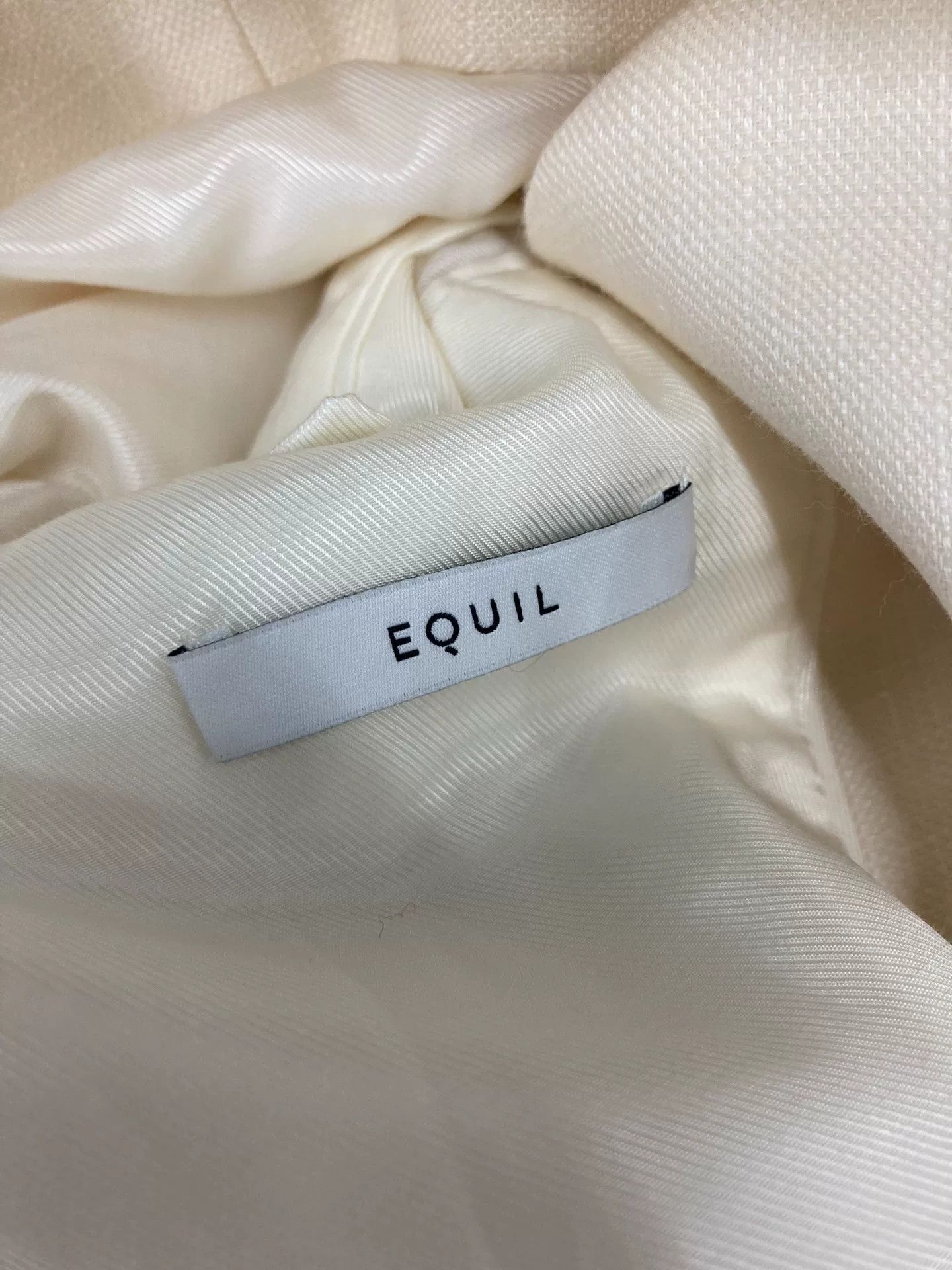 Equilibrio EQUIL White Linen Blazer Size M / US 6-8 / IT 42-44 - 5 Thumbnail