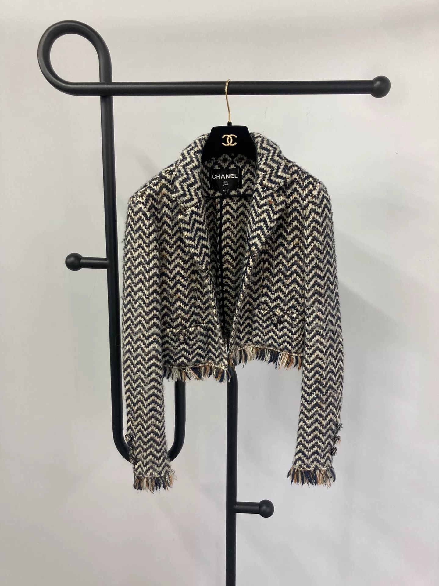 Chanel Chanel Snow Series Fringe Short Coat Size S / US 4 / IT 40 - 2 Thumbnail