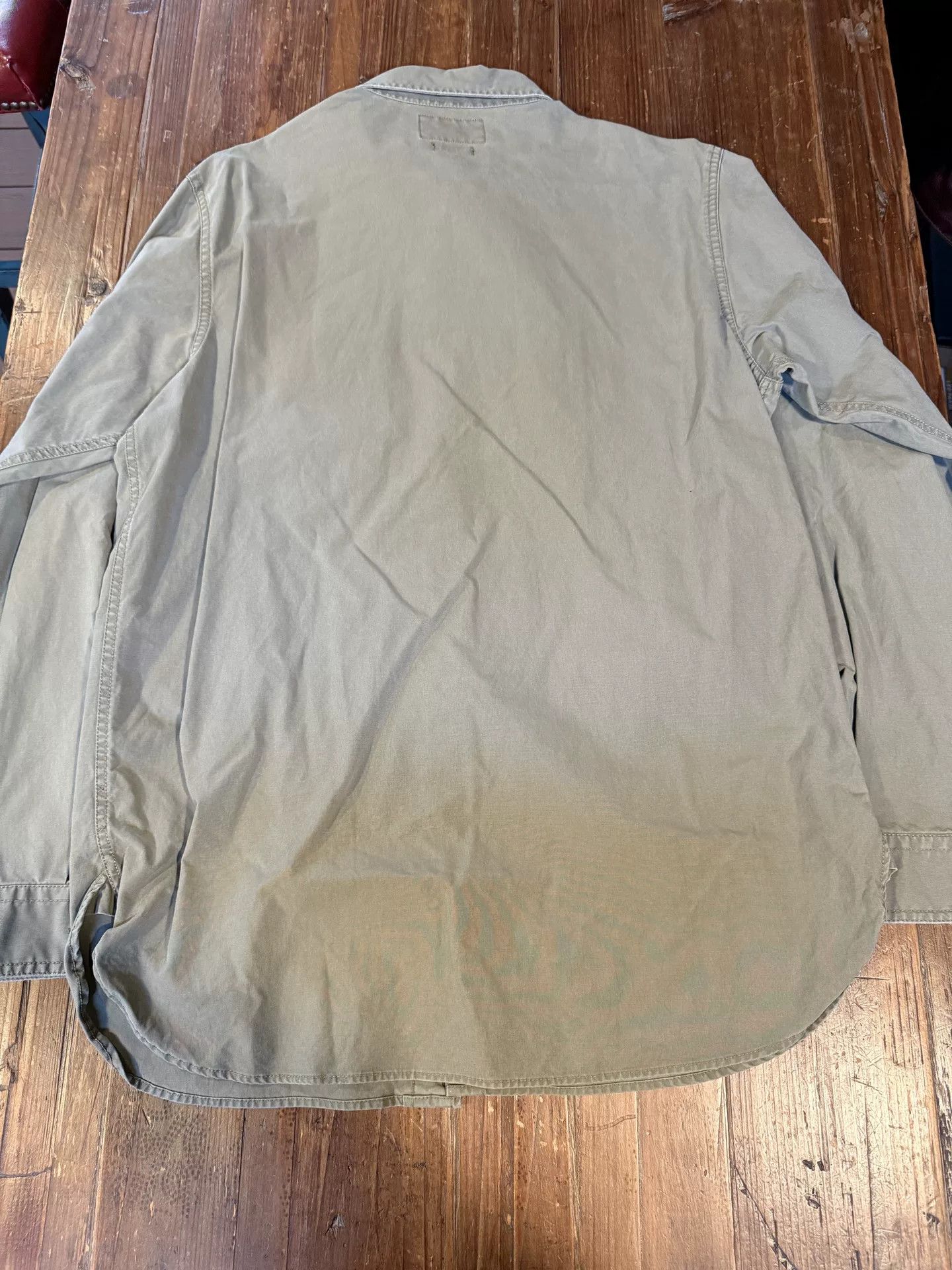 RRL Ralph Lauren RRL Ralph Lauren Khaki Utility Shirt M Size US M / EU 48-50 / 2 - 2 Thumbnail