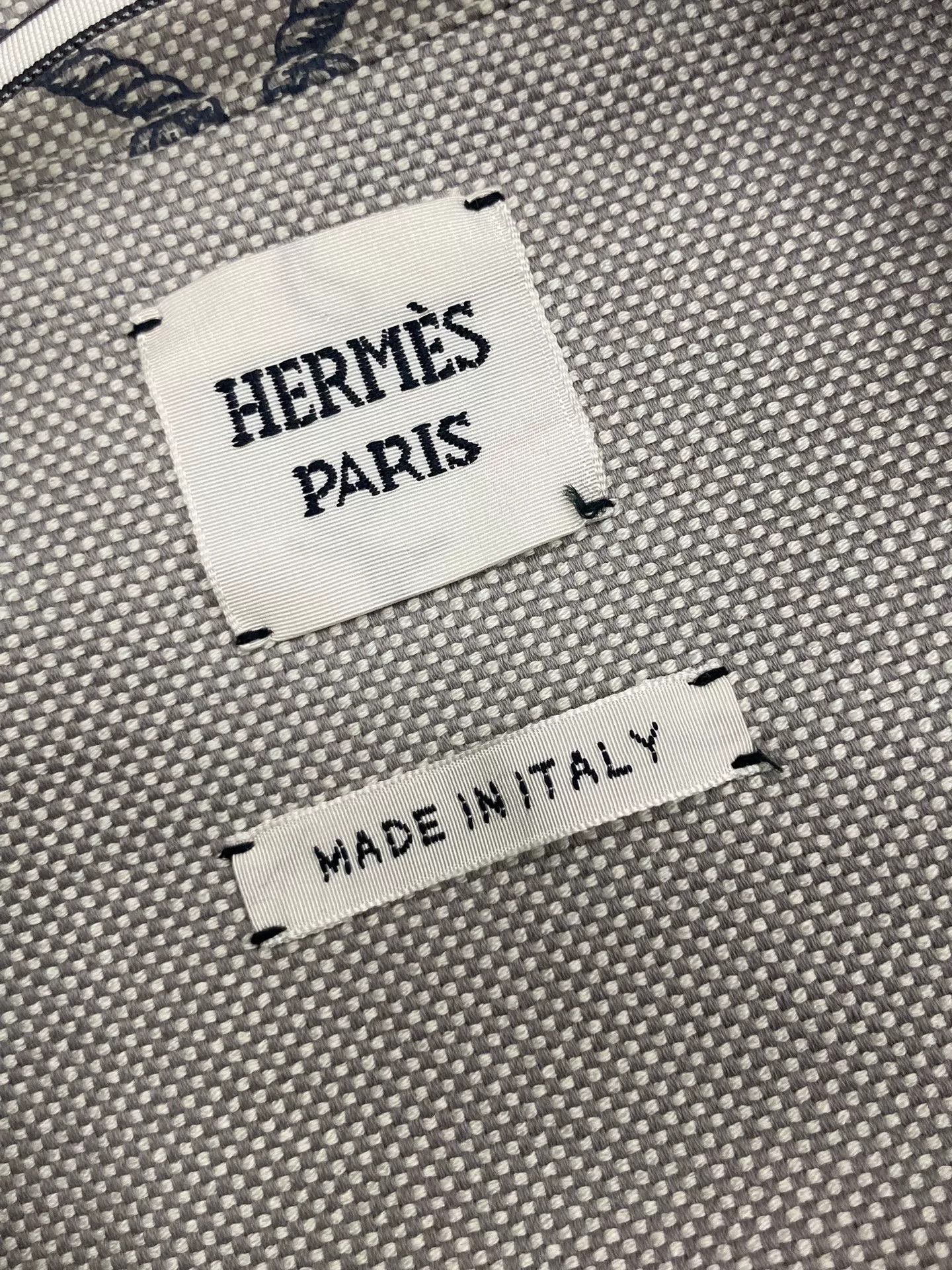 Hermes Hermes Gray Print Denim Jacket Size S / US 4 / IT 40 - 7 Thumbnail