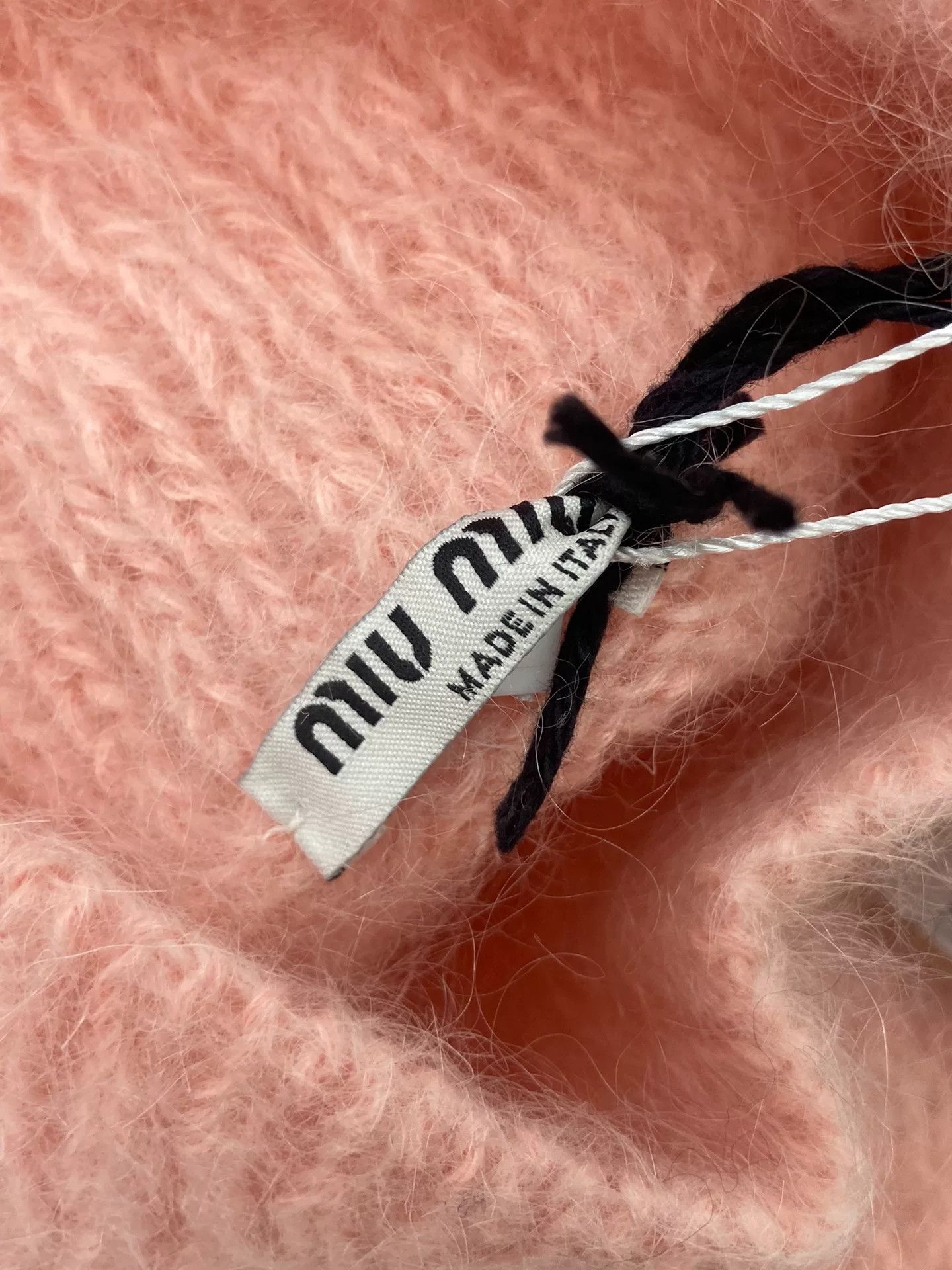 Miu Miu Miu Miu Pink Mohair Sleeveless Cropped Top Size XS / US 0-2 / IT 36-38 - 4 Thumbnail