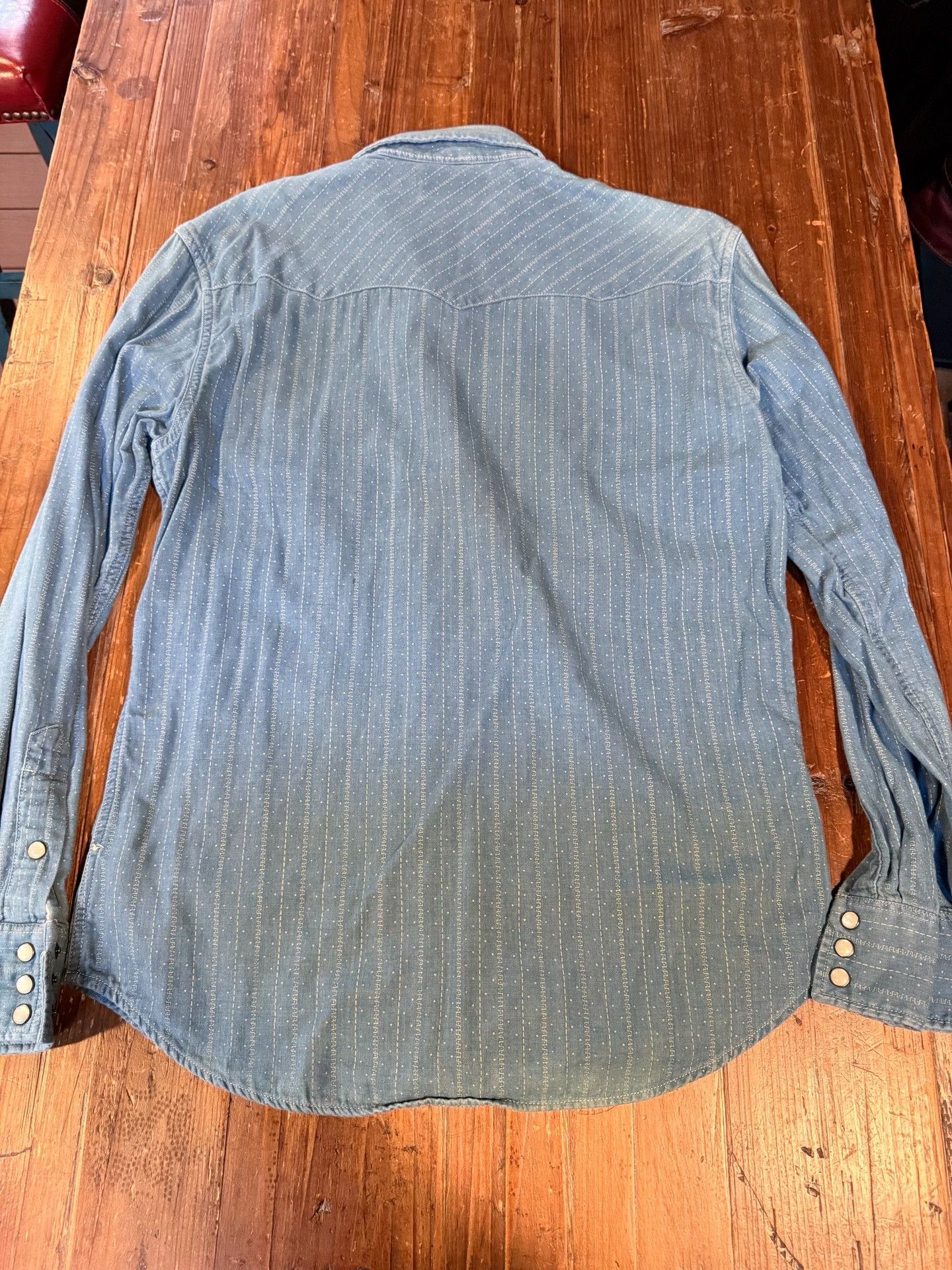 RRL Ralph Lauren RRL Ralph Lauren Classic Striped Shirt Size US M / EU 48-50 / 2 - 2 Thumbnail