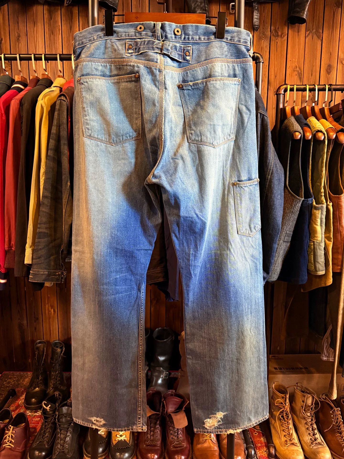 RRL Ralph Lauren RRL Classic Washed Blue Jeans Size US 36 / EU 52 - 2 Thumbnail