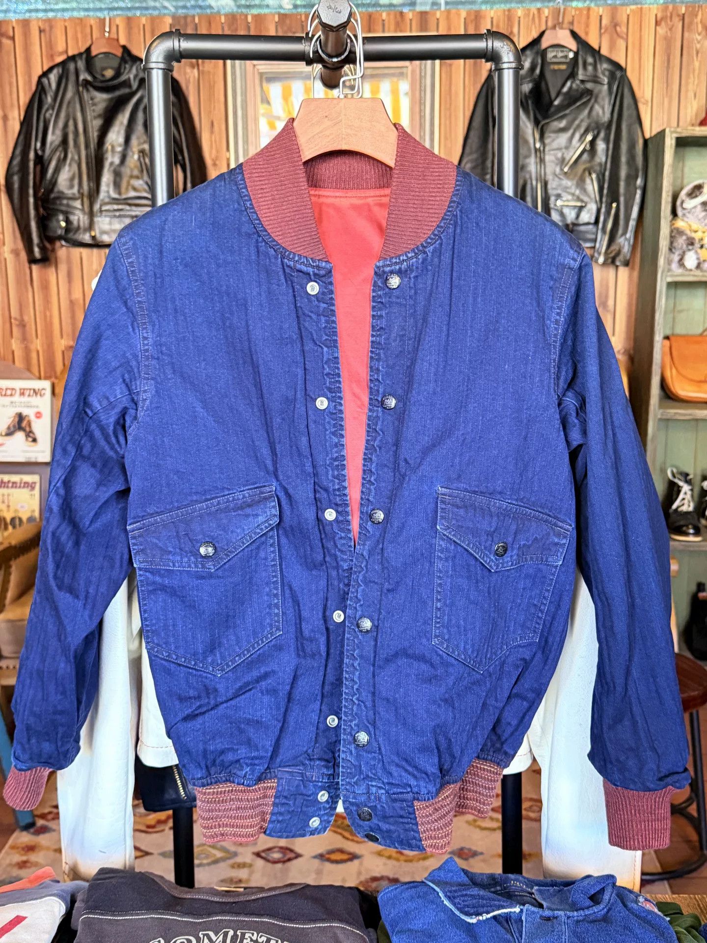 RRL Ralph Lauren RRL Double RL Hammer Embroidered Baseball Jacket Size US XS / EU 42 / 0 - 3 Thumbnail