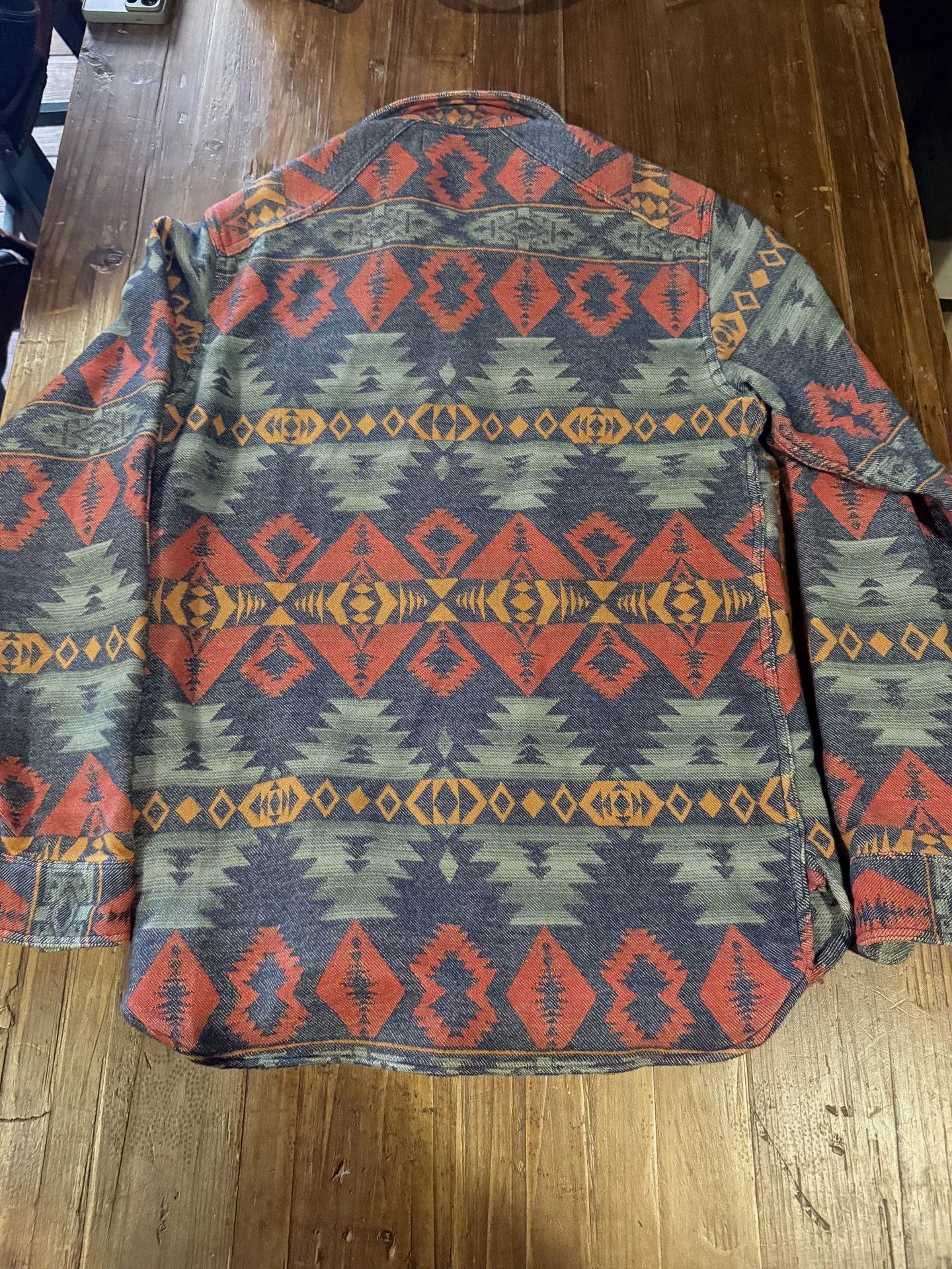 RRL Ralph Lauren RRL Western Ethnic Pattern Shirt Size US XS / EU 42 / 0 - 2 Thumbnail
