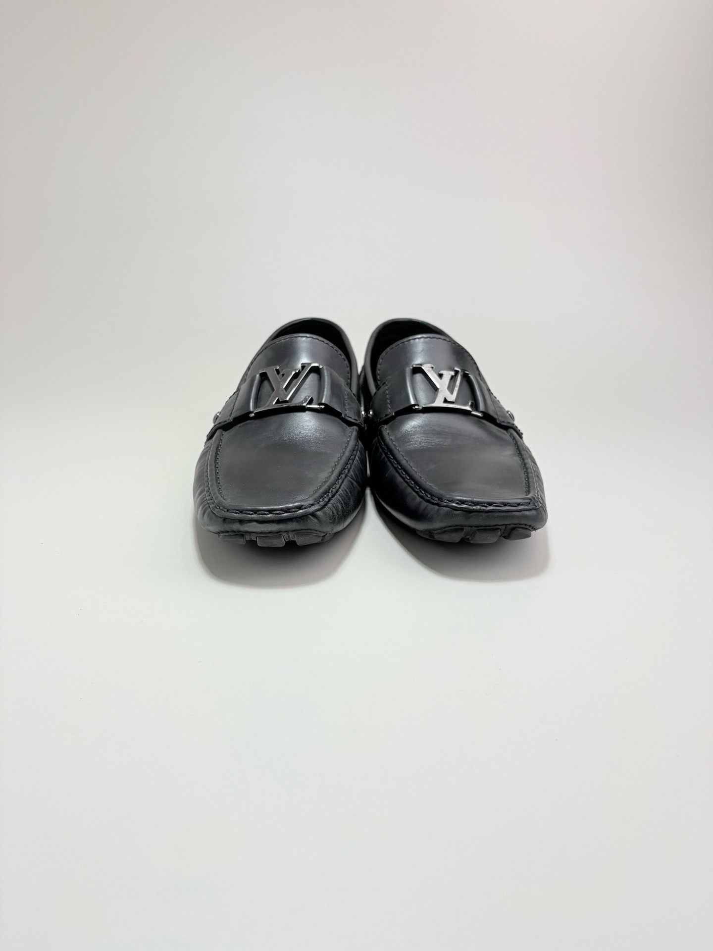 Louis Vuitton Louis Vuitton Black Leather Shoes Size US 9 / EU 42 - 2 Thumbnail