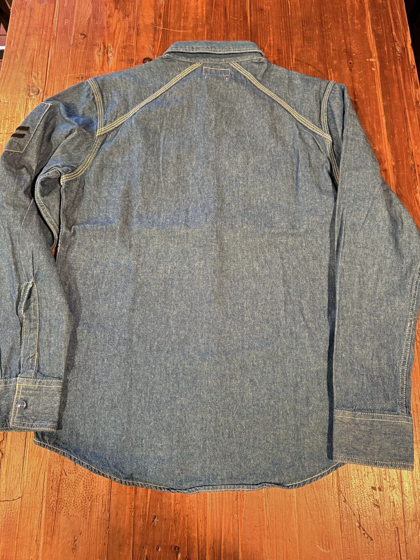 RRL Ralph Lauren RRL Denim Shirt Size M Size US M / EU 48-50 / 2 - 2 Thumbnail