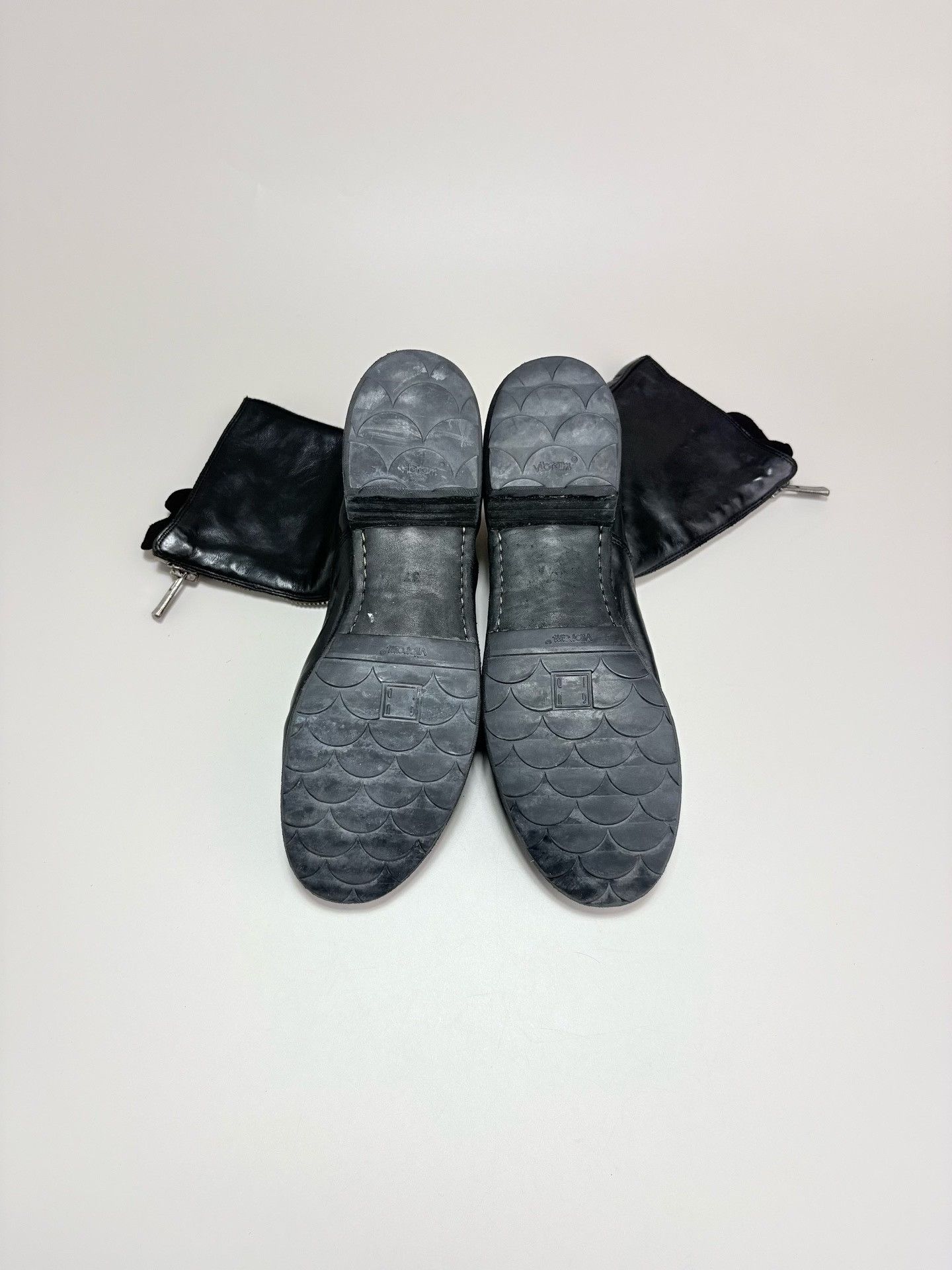 Guidi GUDI Black Zipper Boots Size US 6 / IT 36 - 6 Thumbnail