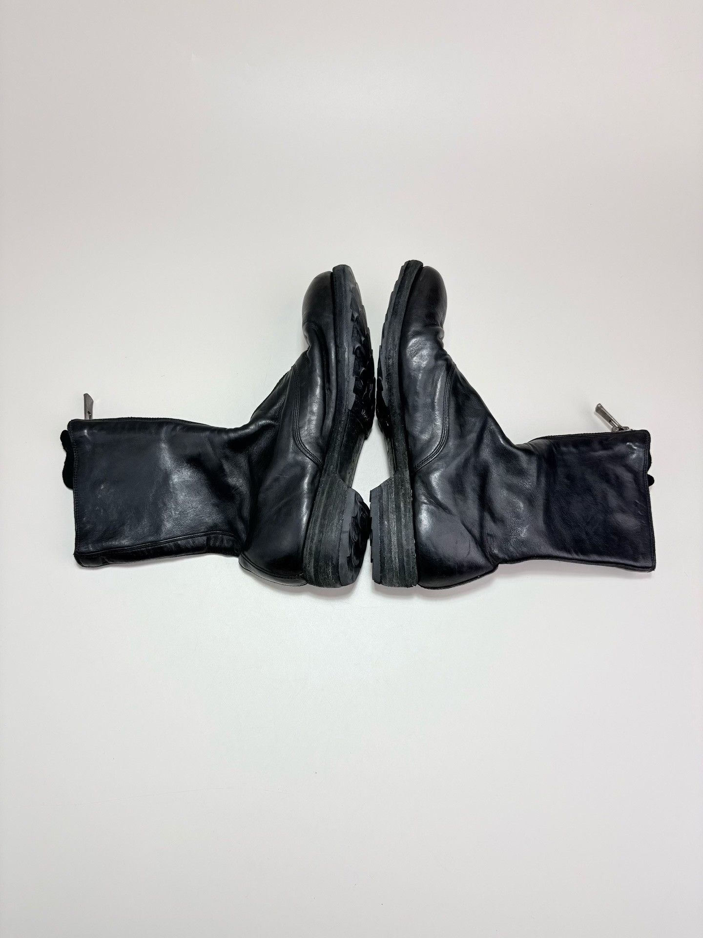 Guidi GUDI Black Zipper Boots Size US 6 / IT 36 - 4 Thumbnail