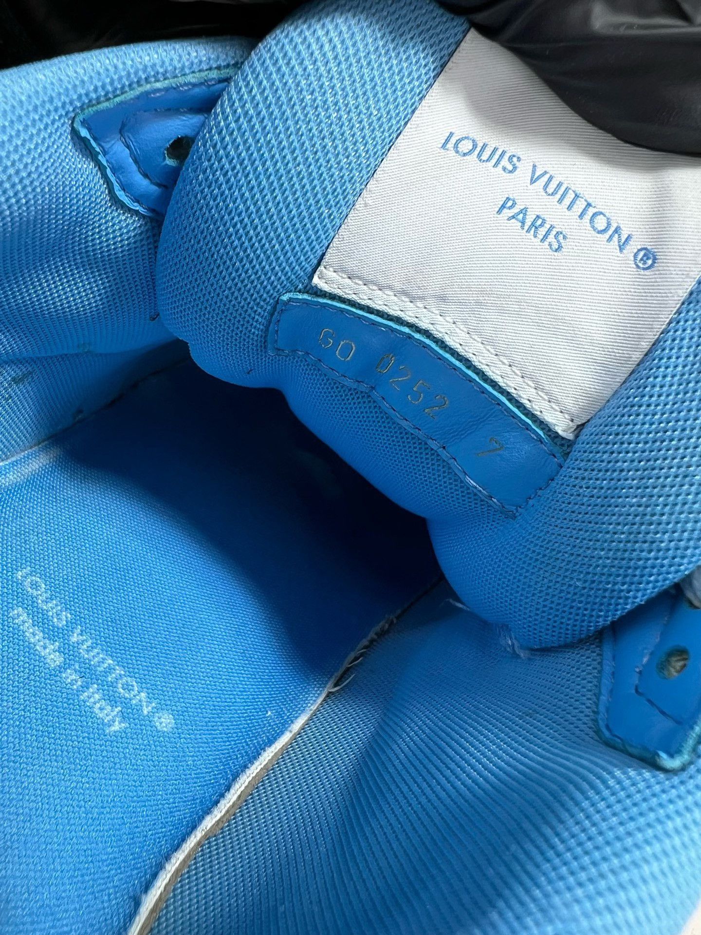 Louis Vuitton Louis Vuitton LV Trainer White Blue Sneakers Size US 8 / EU 41 - 6 Thumbnail