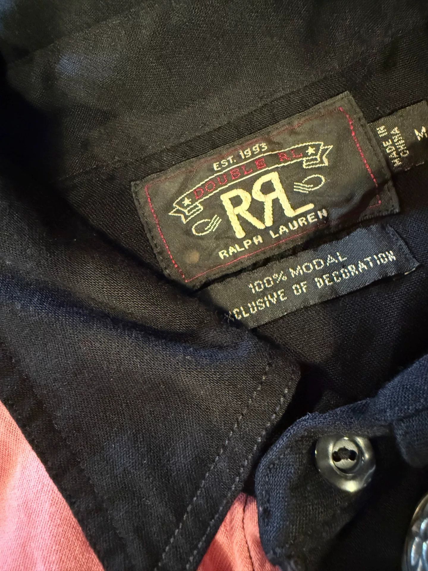 RRL Ralph Lauren RRL Musician Colorblock Shirt Size US M / EU 48-50 / 2 - 3 Thumbnail