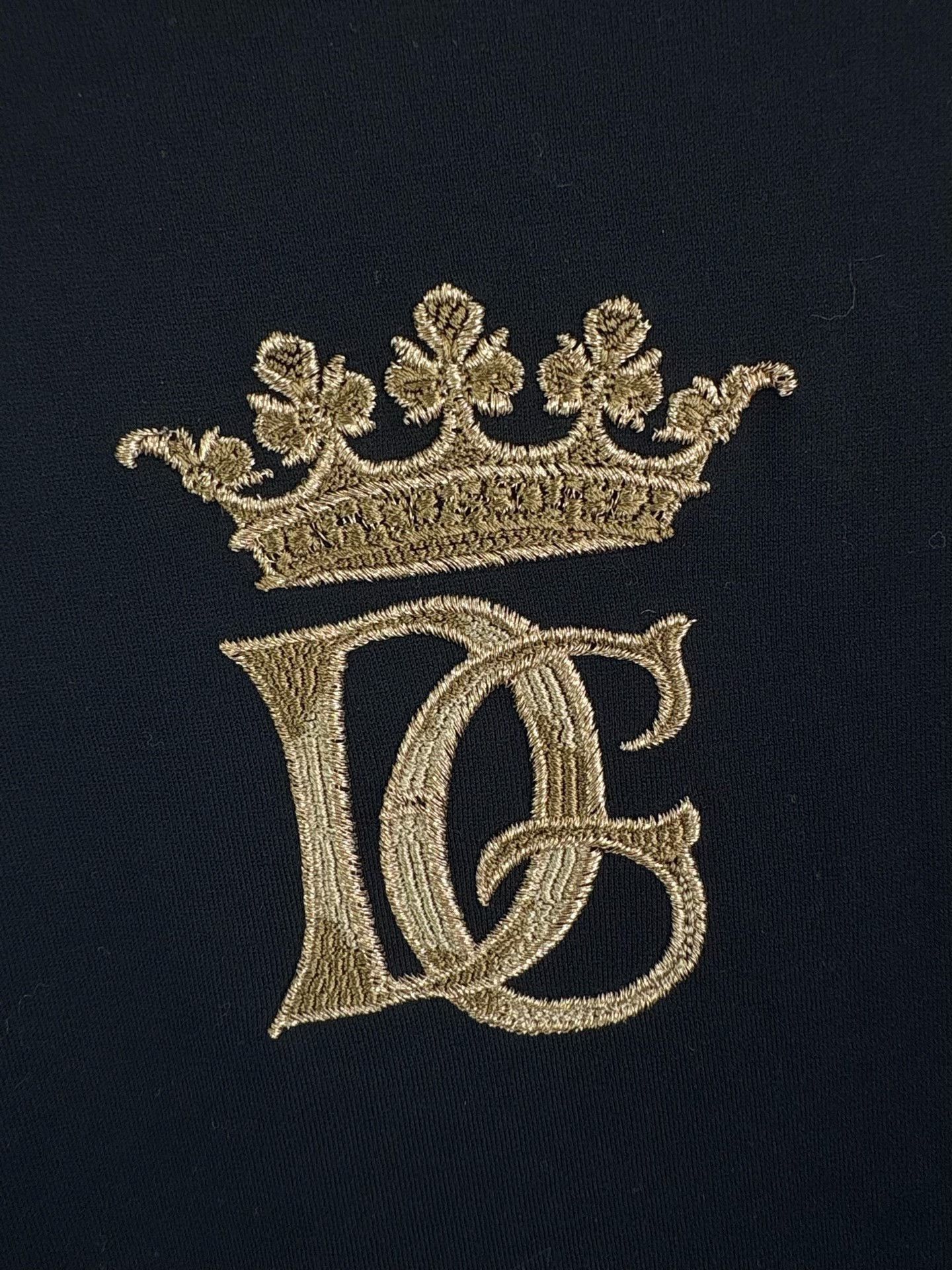 Dolce & Gabbana Dolce & Gabbana Crown Embroidered Short Sleeve Size US XL / EU 56 / 4 - 3 Thumbnail