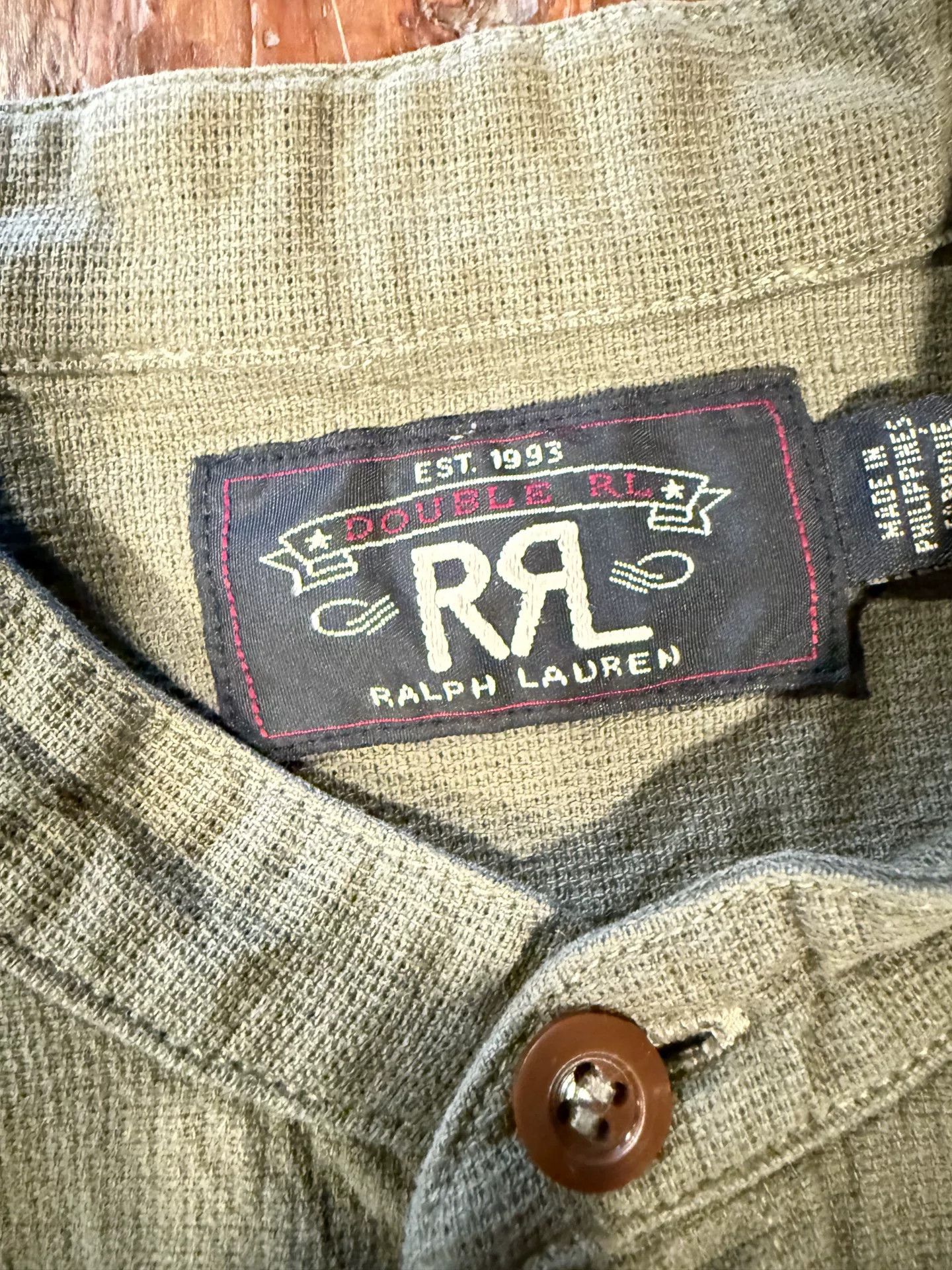 RRL Ralph Lauren RRL Ralph Lauren Military Green Shirt Size US M / EU 48-50 / 2 - 3 Thumbnail