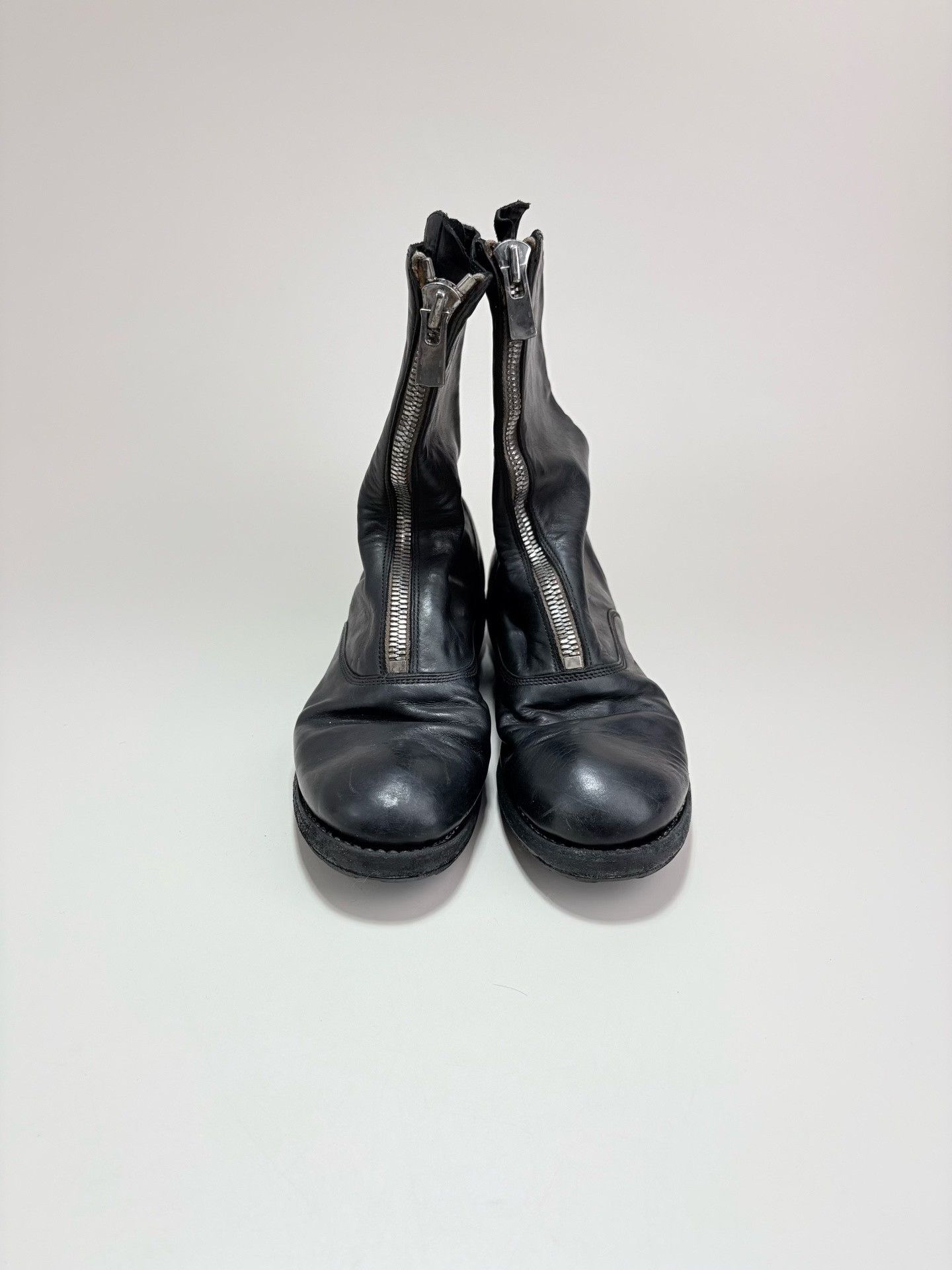 Guidi GUDI Black Zipper Boots Size US 6 / IT 36 - 2 Thumbnail