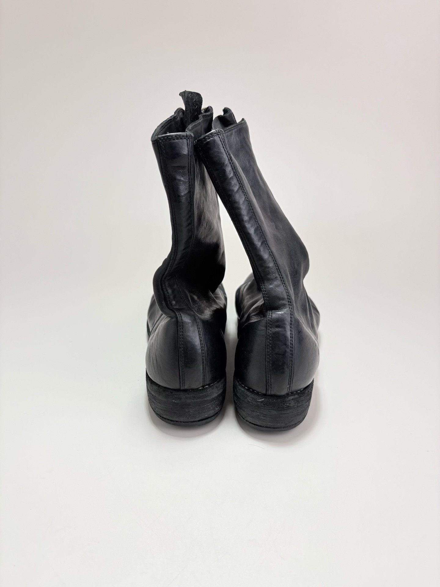 Guidi GUDI Black Zipper Boots Size US 6 / IT 36 - 3 Thumbnail