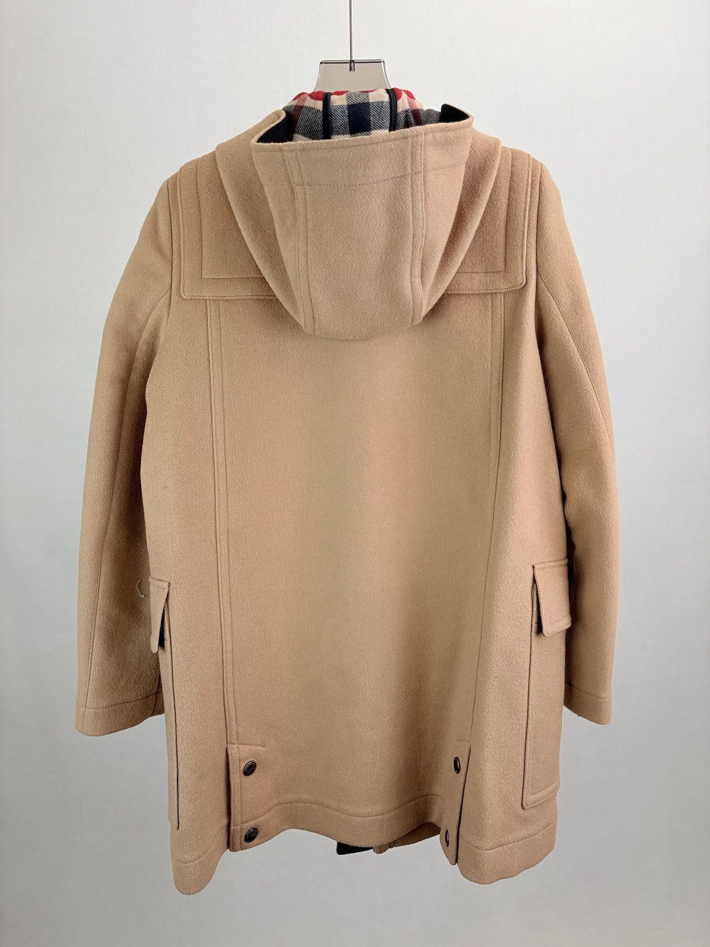 Burberry Burberry Beige Toggle Wool Coat UK10 Size S / US 4 / IT 40 - 2 Thumbnail