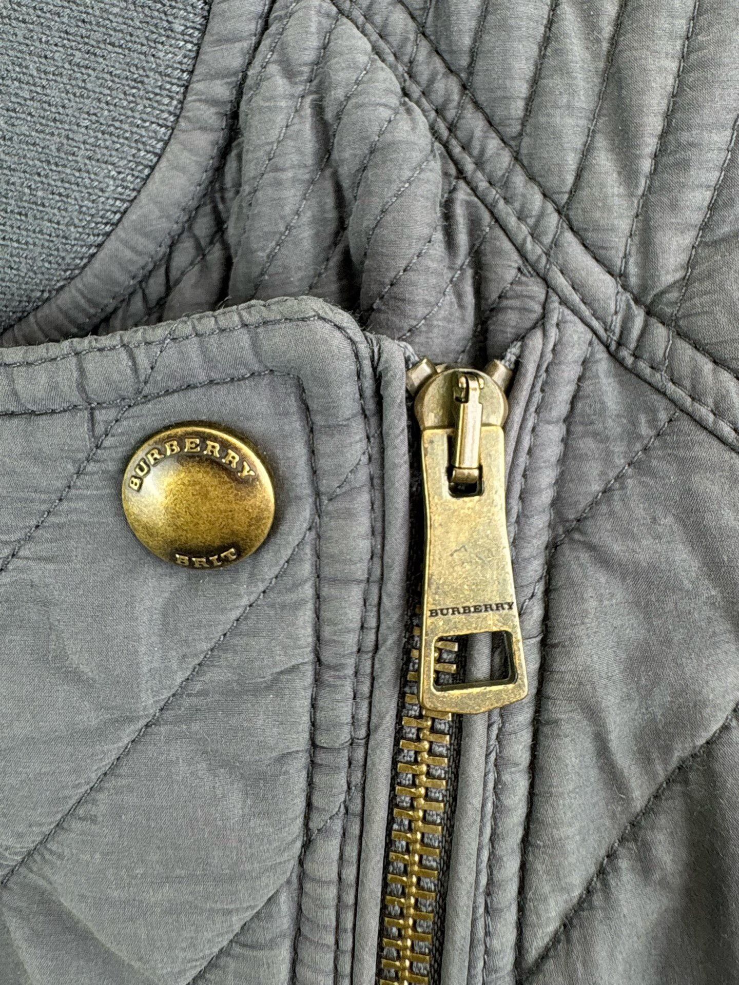 Burberry Burberry Deep Blue Diagonal Zip Cotton Jacket Size S / US 4 / IT 40 - 3 Thumbnail