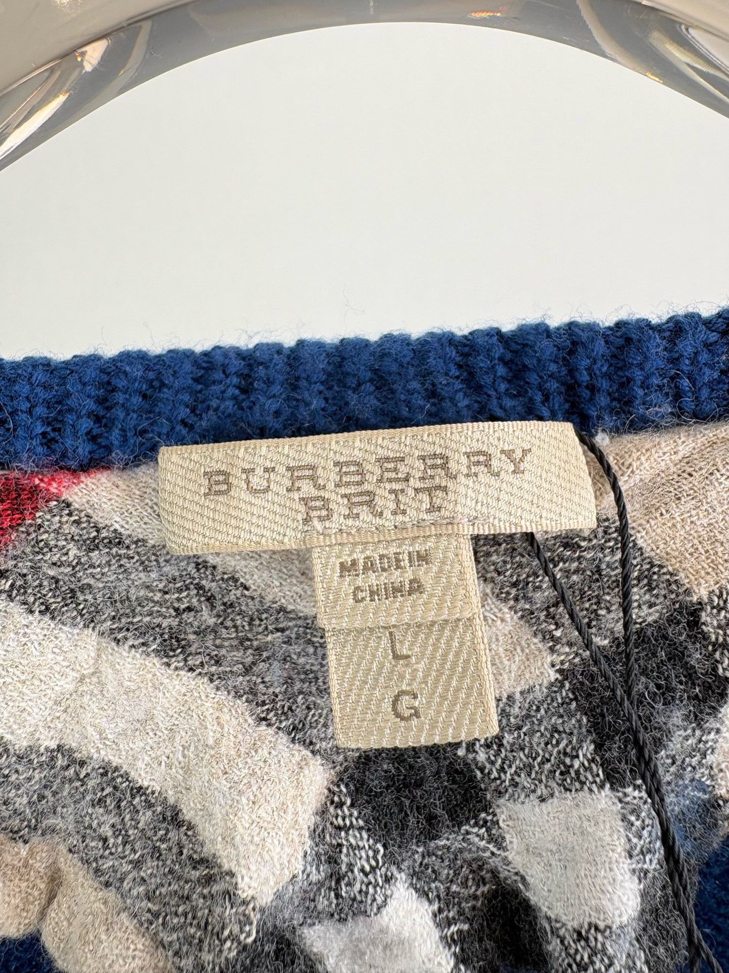 Burberry Burberry Blue Wool Cardigan Size US L / EU 52-54 / 3 - 4 Thumbnail