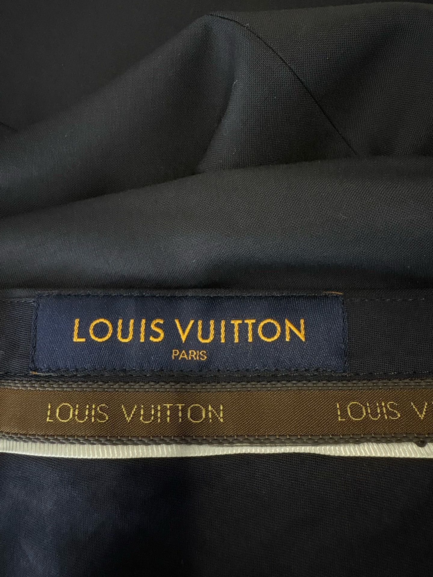 Louis Vuitton LOUIS VUITTON Dark Blue Trousers Size US 32 / EU 48 - 3 Thumbnail