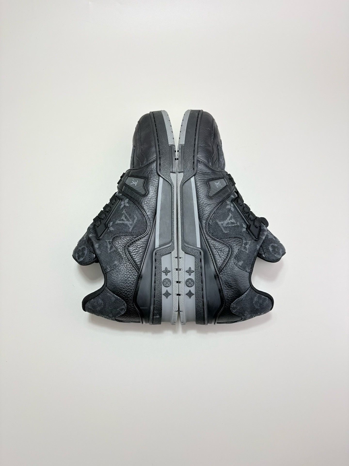 Louis Vuitton Louis Vuitton LV Trainer Nigo Black Denim Size US 10.5 / EU 43-44 - 5 Thumbnail