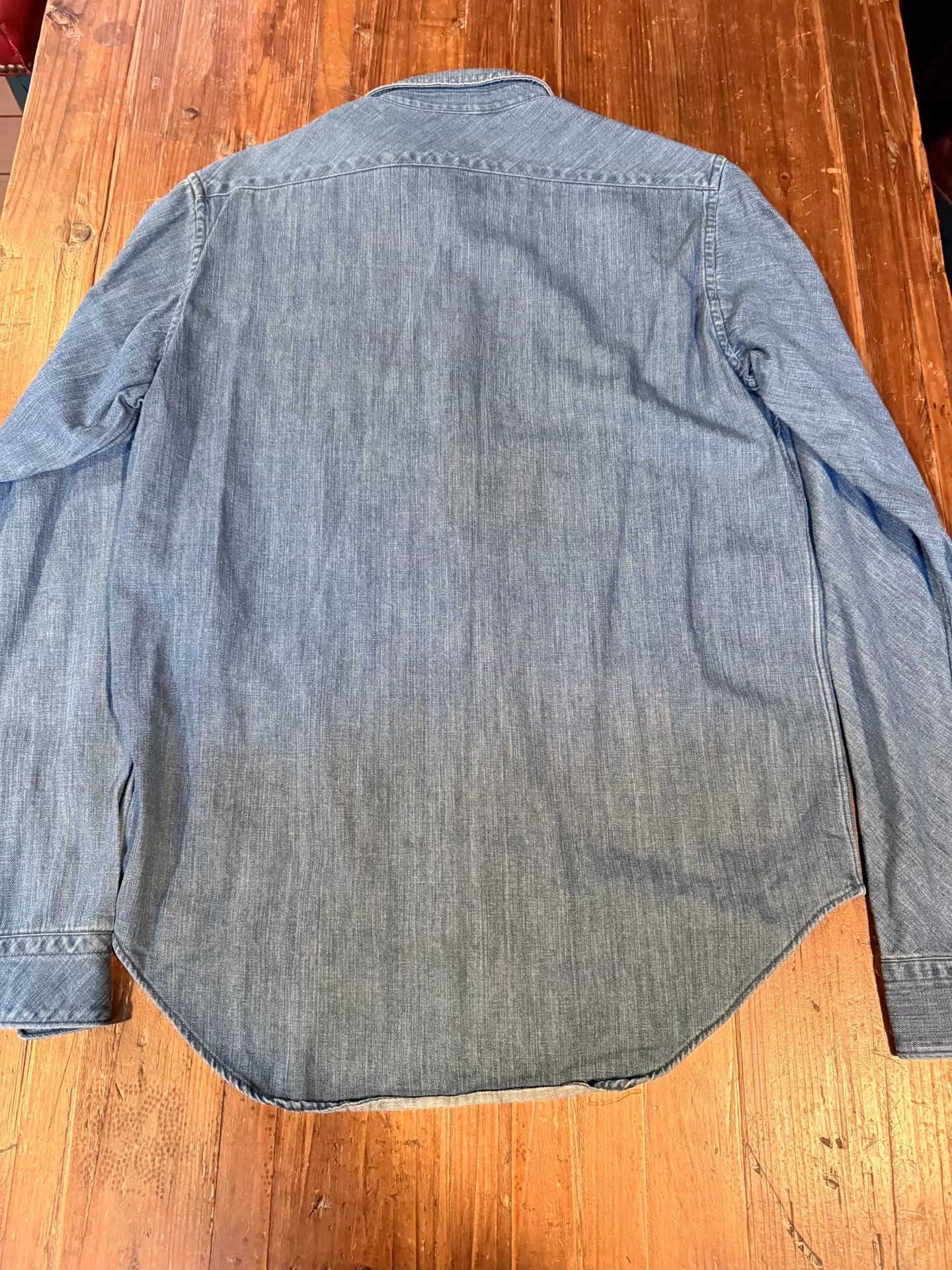 N.Hoolywood MISTER HOLLYWOOD Washed Denim Shirt Size US M / EU 48-50 / 2 - 2 Thumbnail