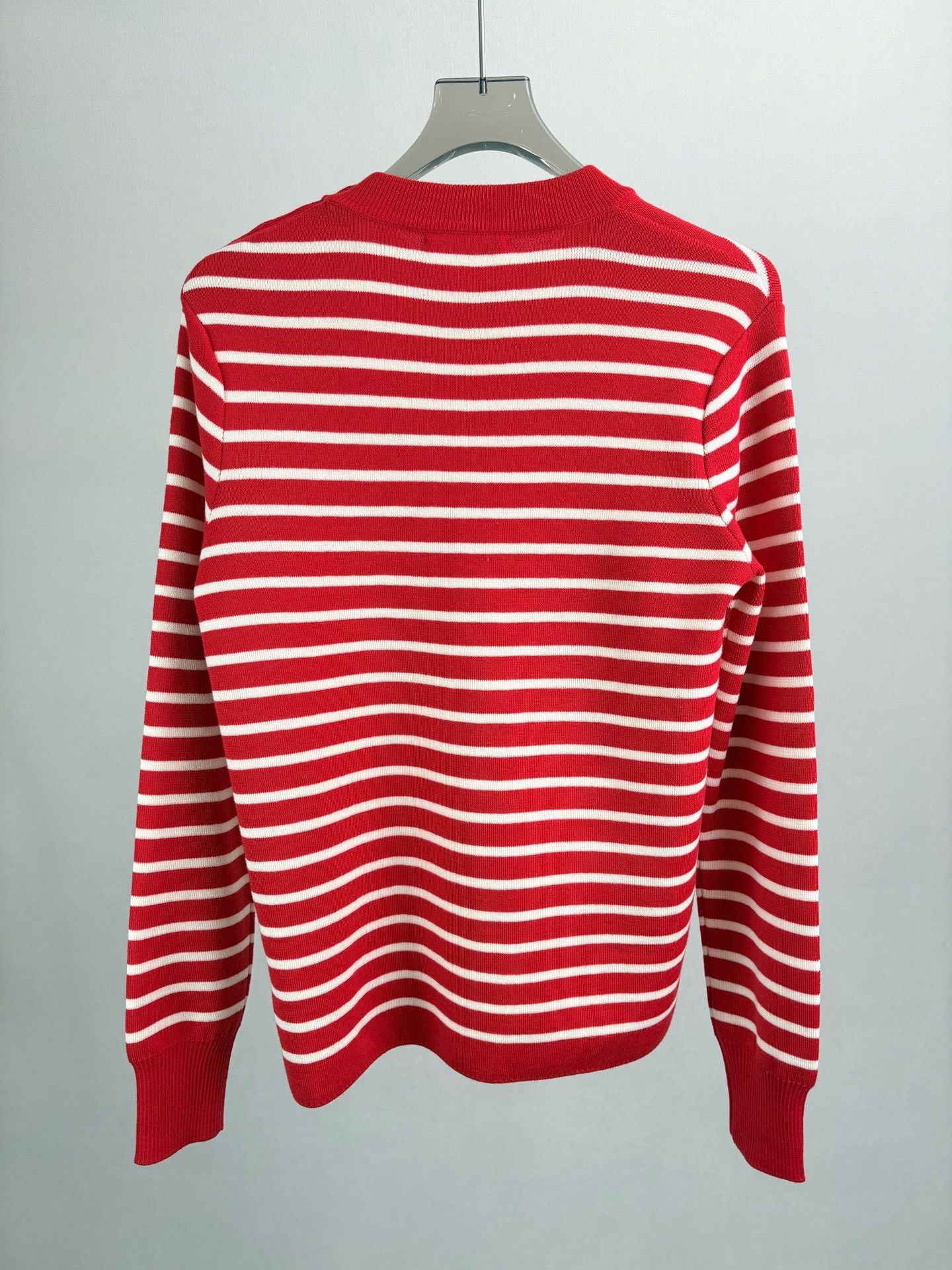 AMI AMI Striped Wool Knit Sweater Size US M / EU 48-50 / 2 - 2 Thumbnail