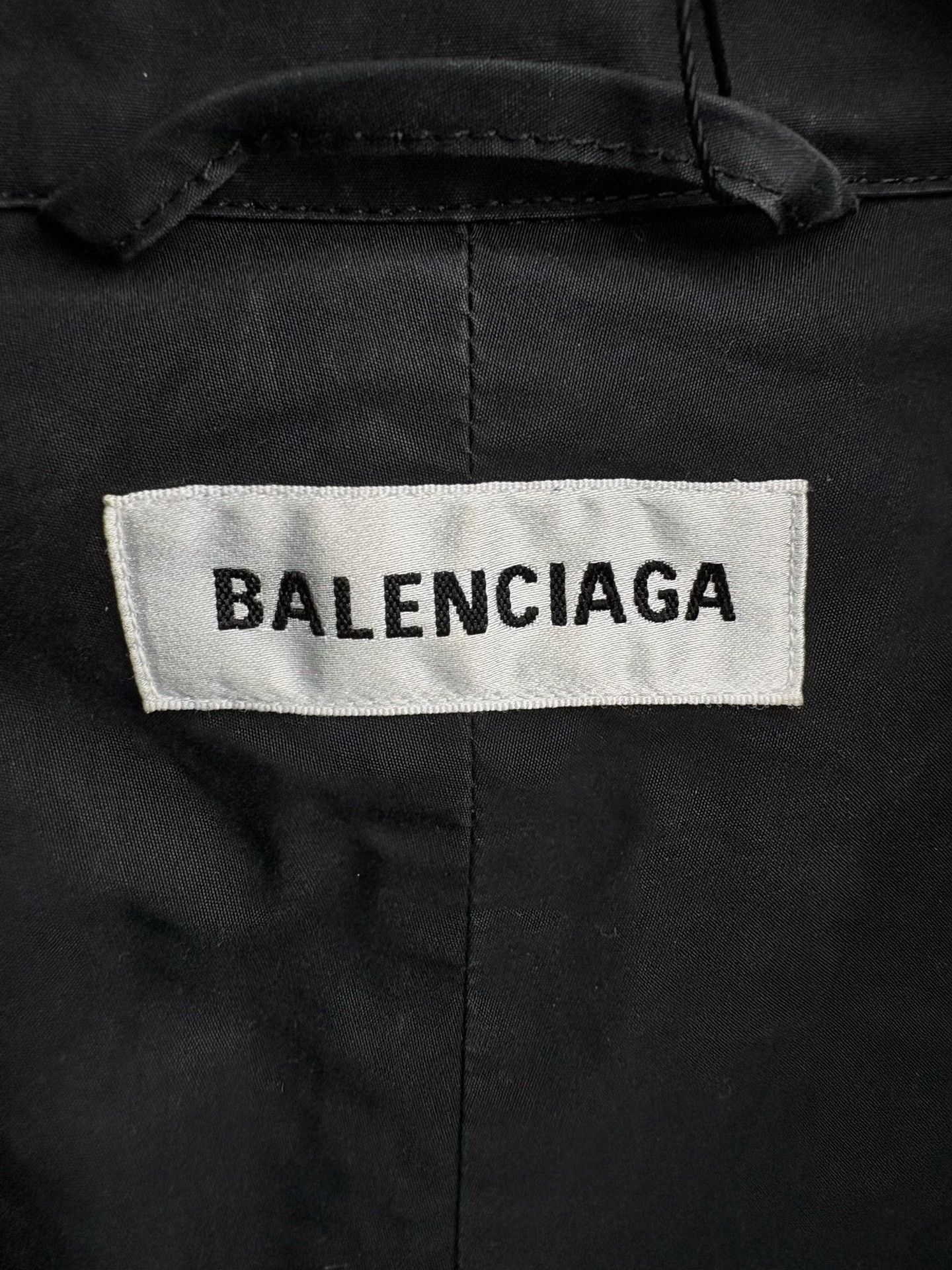 Balenciaga Balenciaga Front & Back Logo Windbreaker Jacket Size XXS / US 00 / IT 34 - 4 Thumbnail