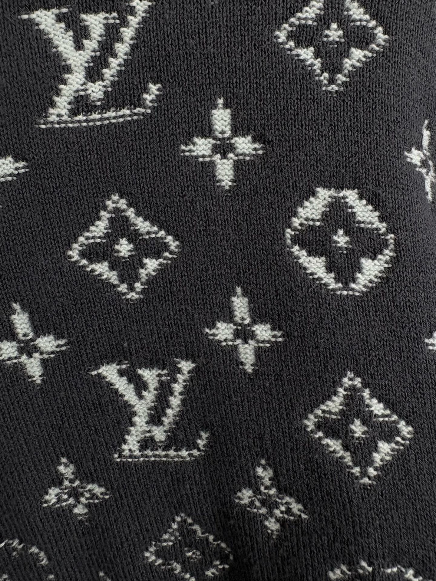 Louis Vuitton Louis Vuitton Gray Blue Monogram Gradient All-Over Logo Knit Sweater Size US M / EU 48-50 / 2 - 3 Thumbnail
