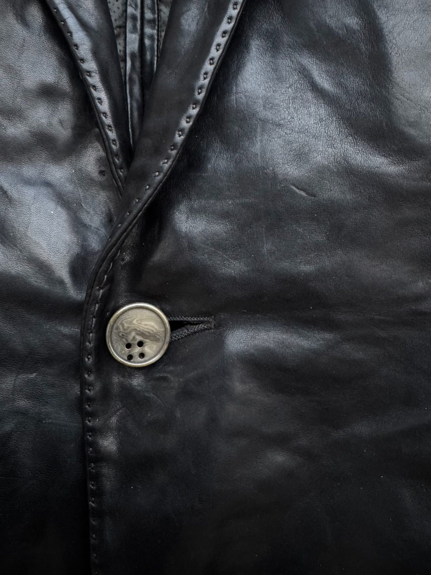 Carol Christian Poell Carol Christian Poell Leather Jacket LM/2640P Size US M / EU 48-50 / 2 - 3 Thumbnail