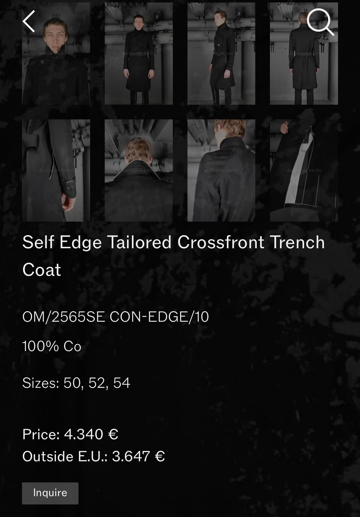 Carol Christian Poell Carol Christian Poell Crossfront Trench Coat Size US M / EU 48-50 / 2 - 5 Thumbnail