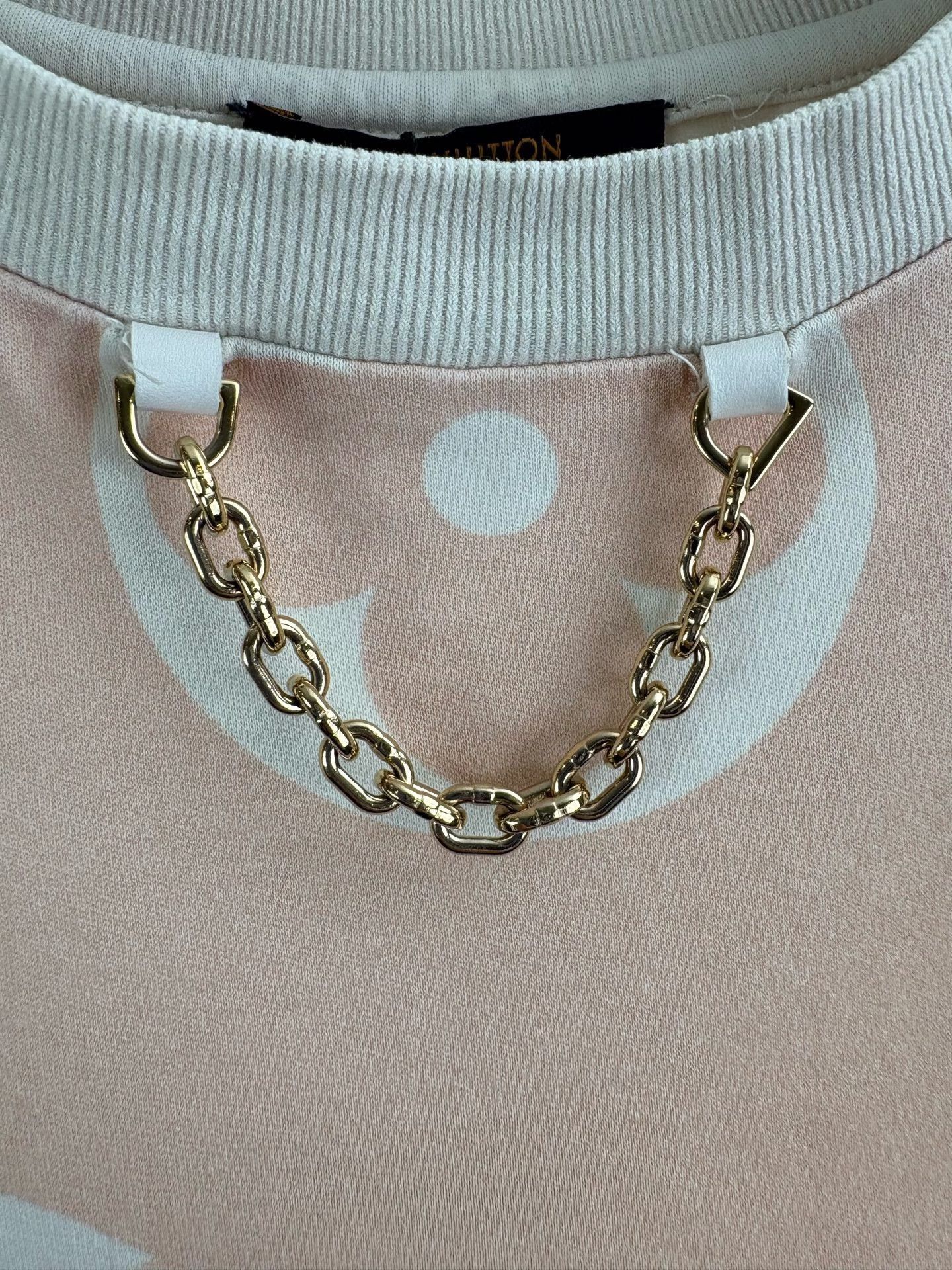 Louis Vuitton Louis Vuitton Gradient Monogram Chain Short Sleeve Size M / US 6-8 / IT 42-44 - 3 Thumbnail