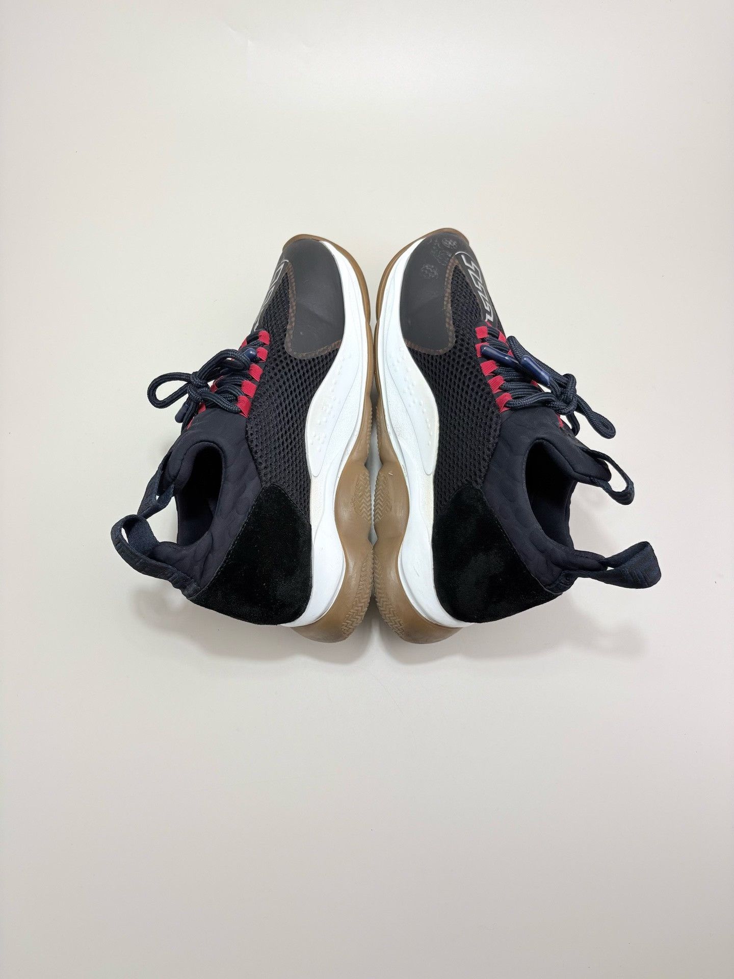 Versace VERSACE Black Red Sneakers Size US 9.5 / EU 42-43 - 4 Thumbnail